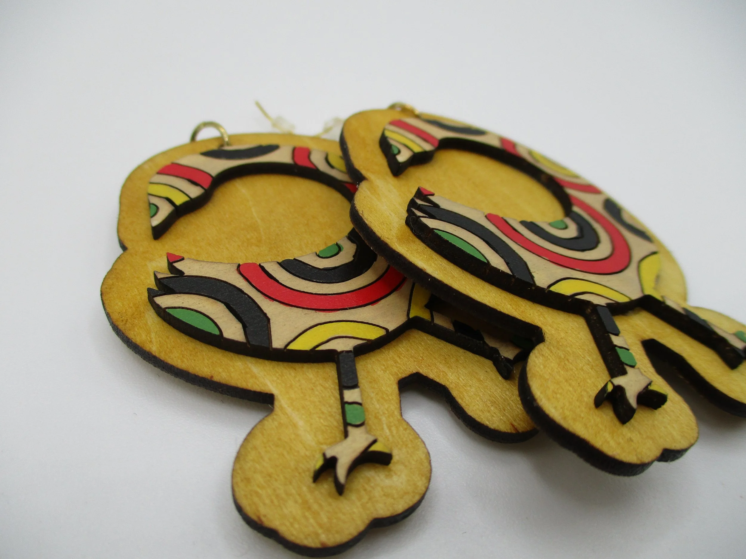 Sankofa in Color Earrings