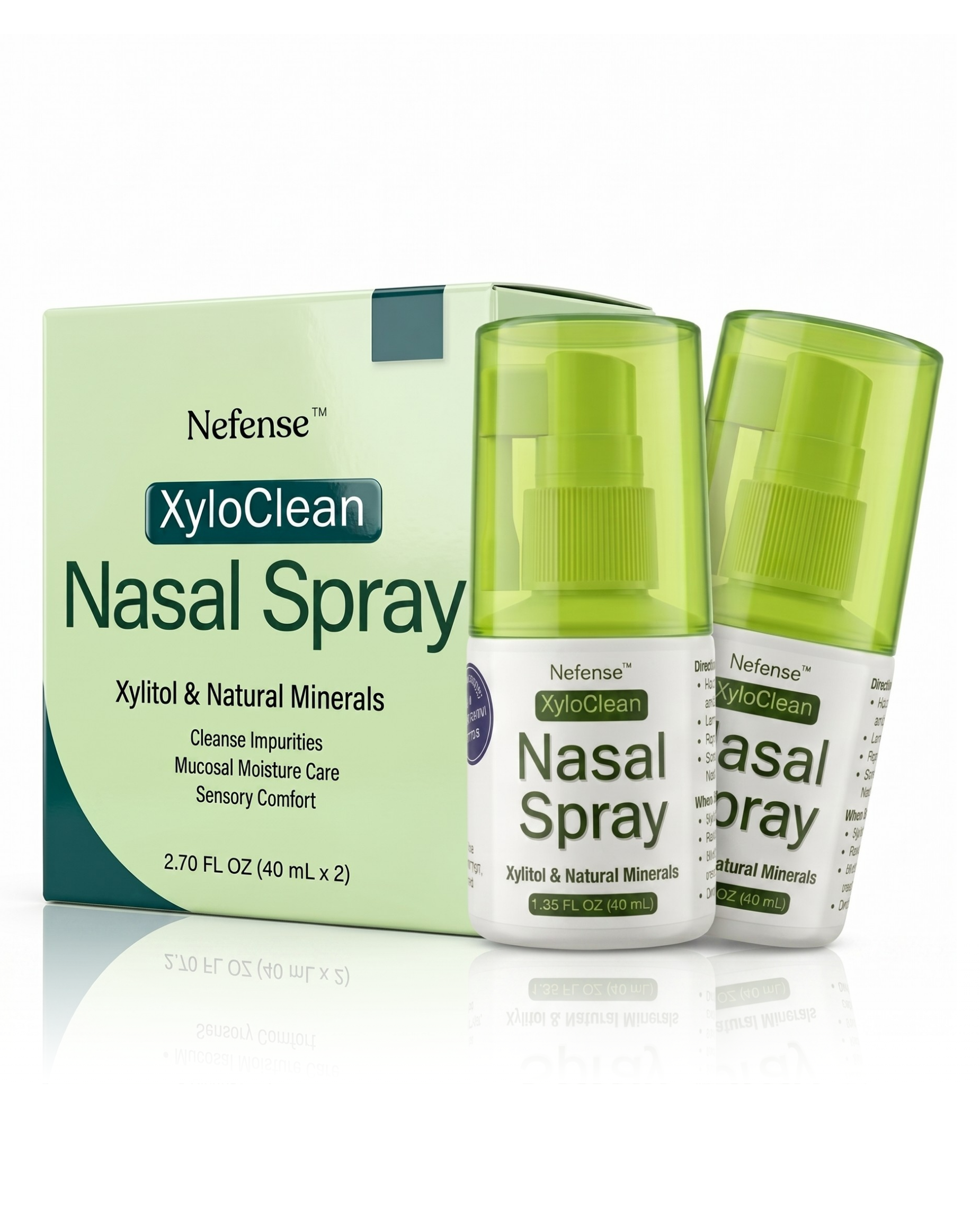XyloClean with Xylitol - Moisturizing Nasal Spray & Rinse