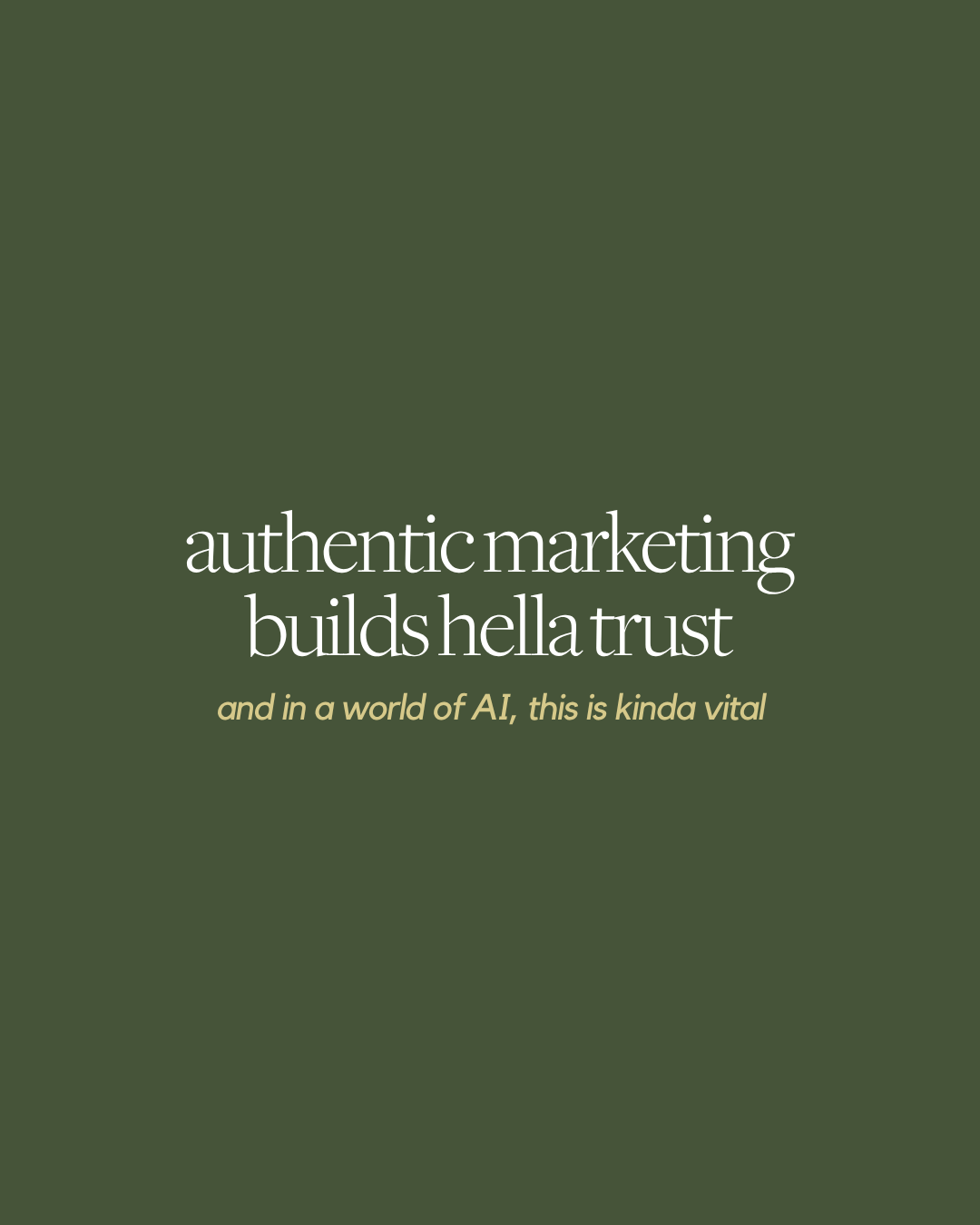 The ROI of Authentic Marketing for Values-Led Brands