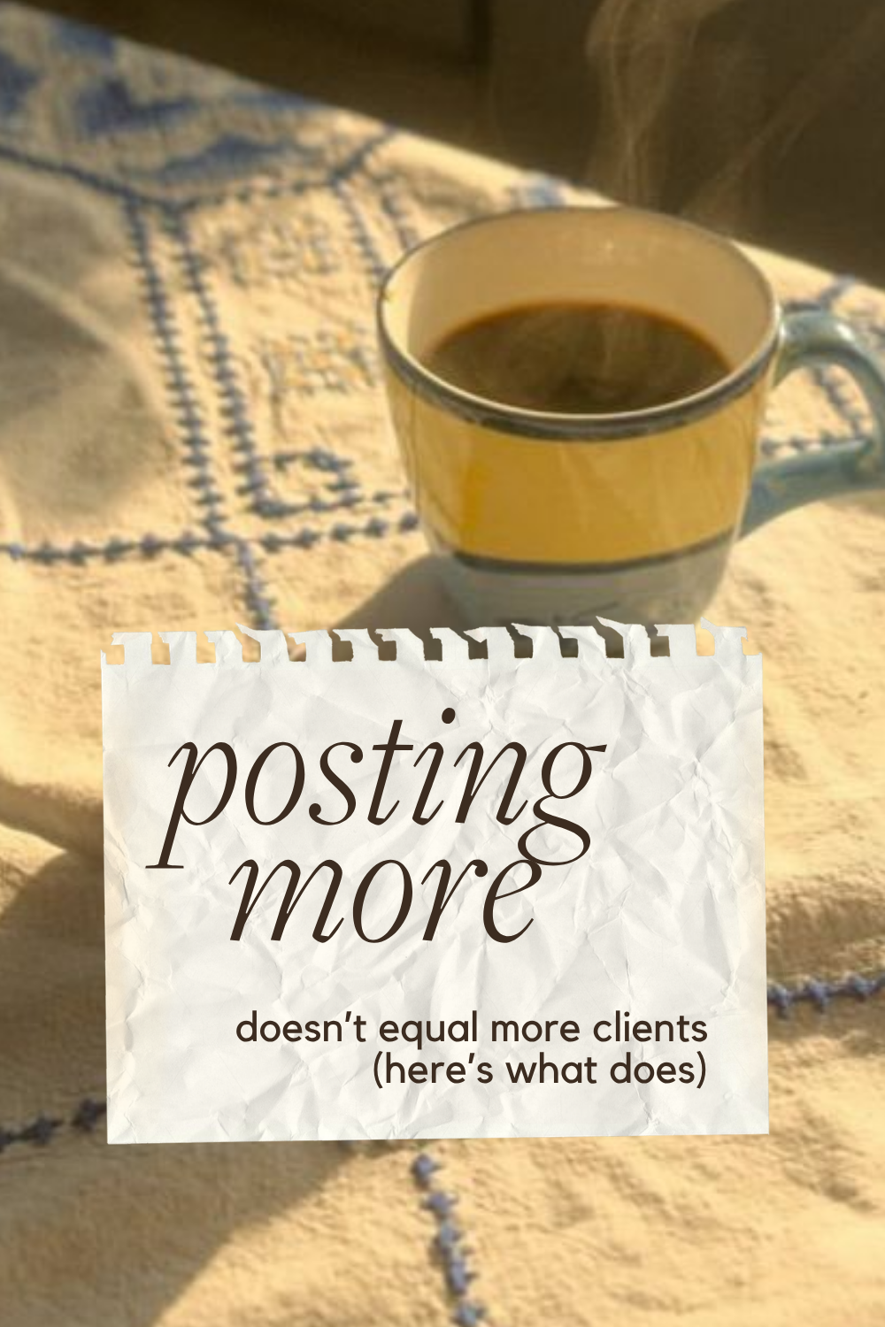Why Posting More Isn't Bringing More Clients (And What Actually Does)