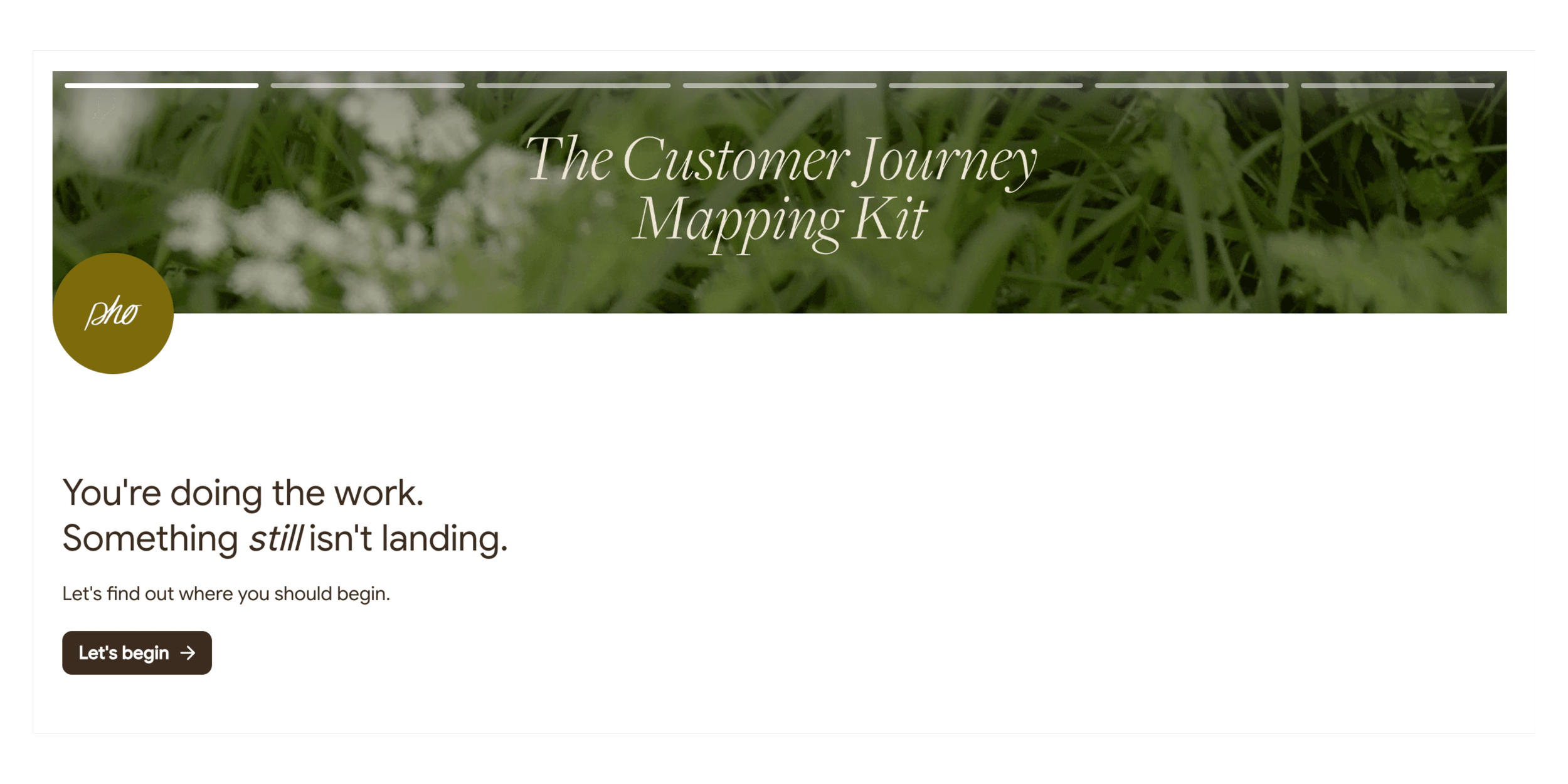 The Customer Journey Mapping Kit | £27 — Pho Marketing