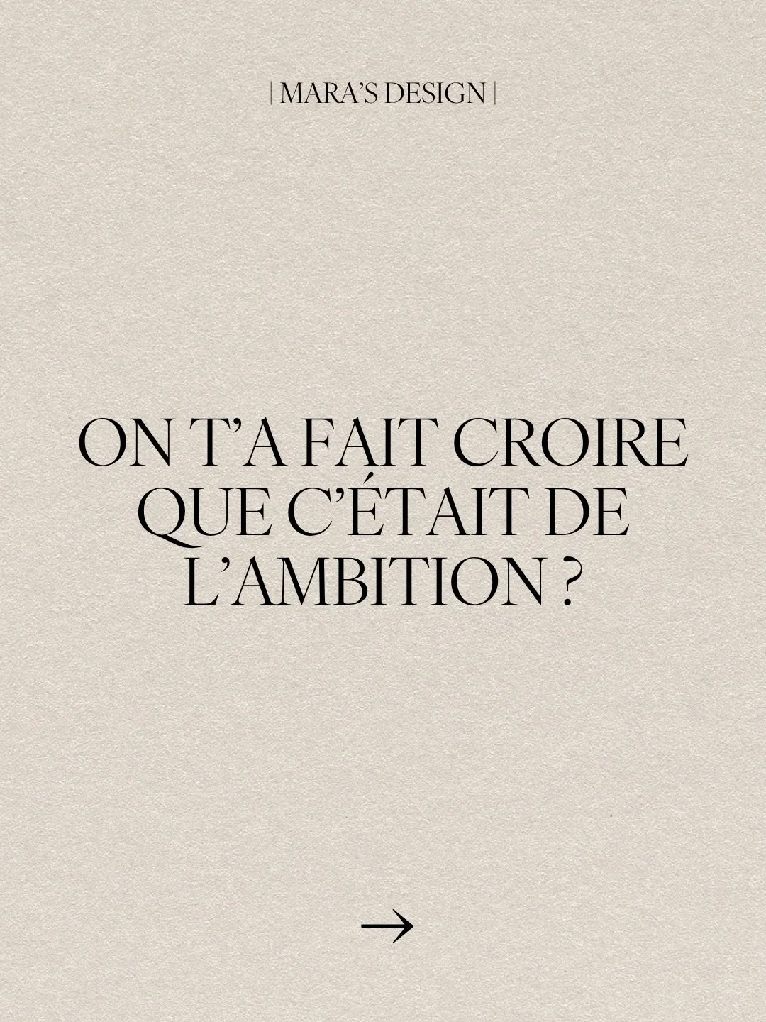 Et toi, qu&rsquo;est-ce qu&rsquo;on t&rsquo;a fait croire que tu devais sacrifier pour r&eacute;ussir ? 🥲