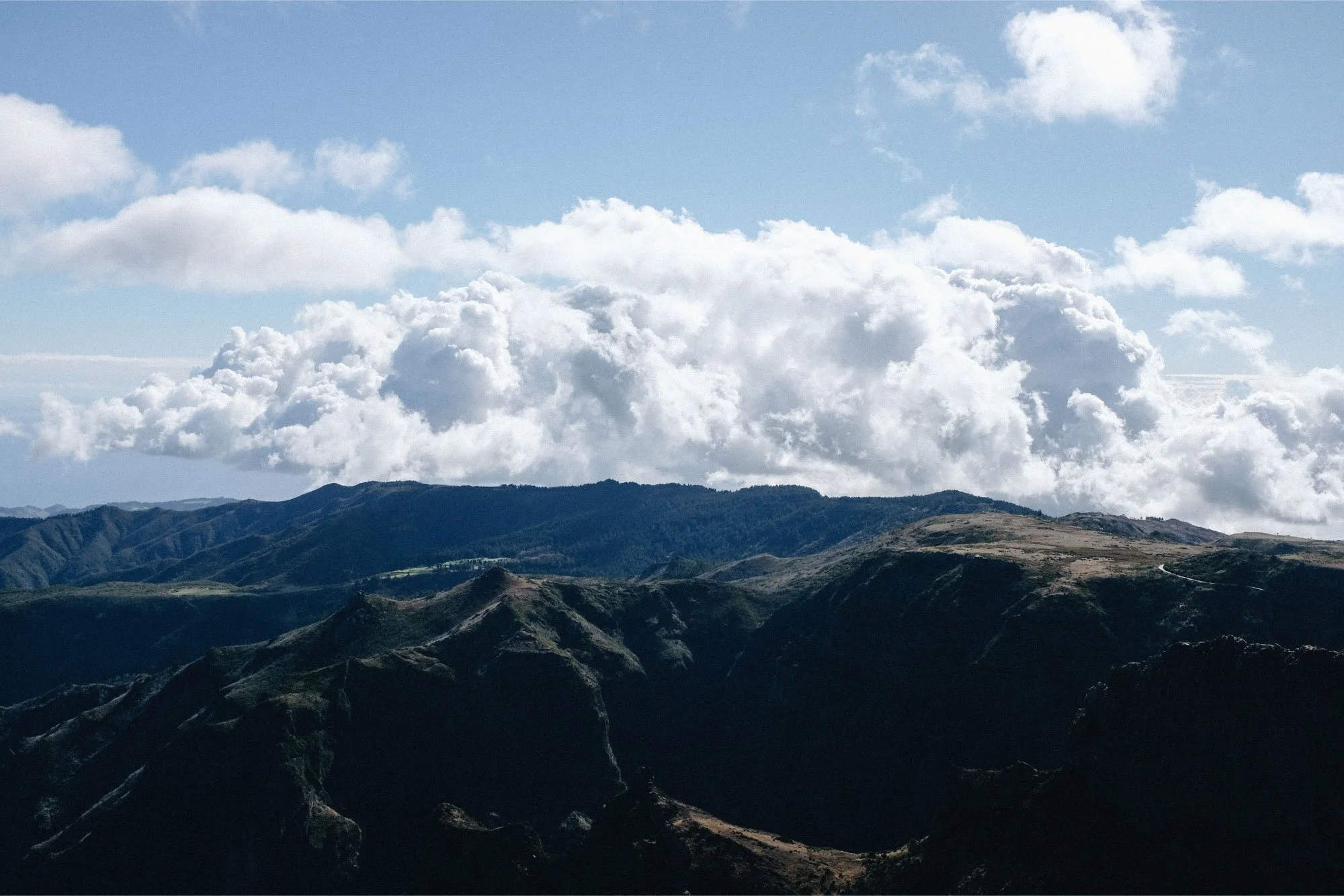 Mountain landscape in northern Portugal