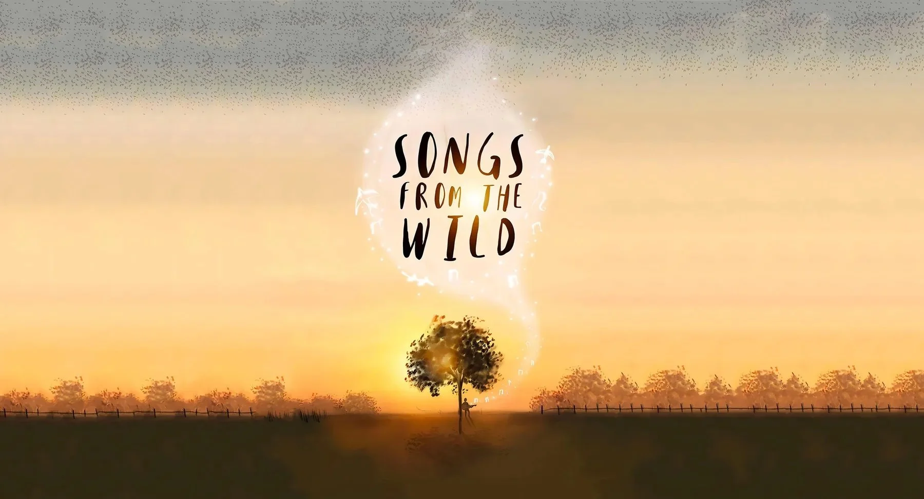 Songs From The Wild podcast by Sandy Kilpatrick - artwork by Gillian Eilidh O'Mara