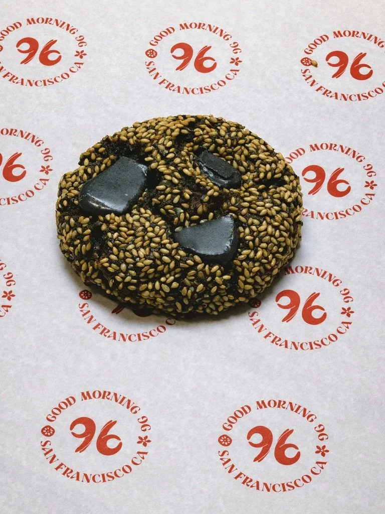 Good Morning 96 by Chef Gizela Ho black sesame cookie