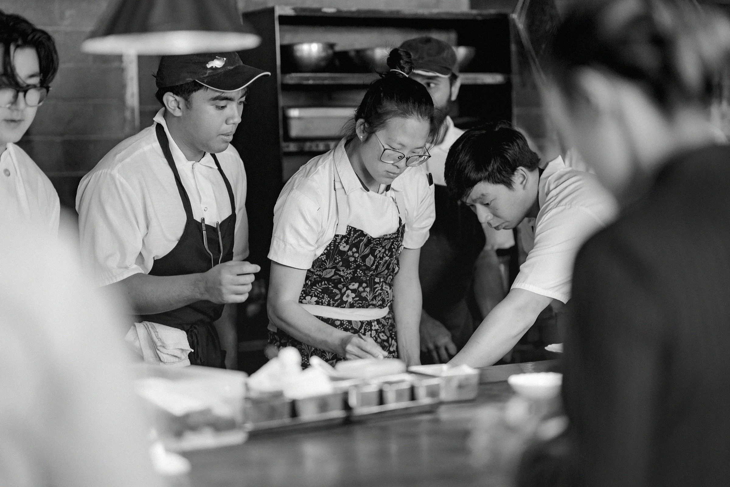 Chef Gizela Ho at the Good Morning 96 x Nisei at Angler