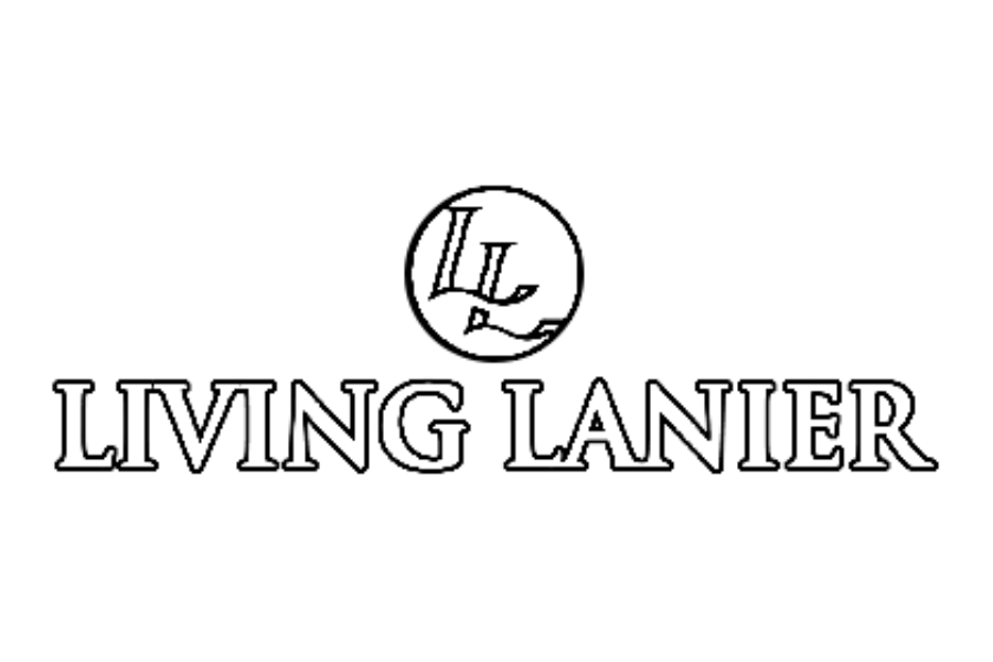 The logo of Living Lanier with a circular emblem containing stylized initials 'L' and 'L' above the text 'LIVING LANIER'.