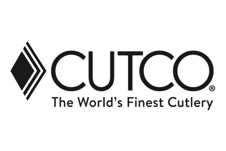 Logo of CUTCO with the slogan 'The World's Finest Cutlery' underneath.