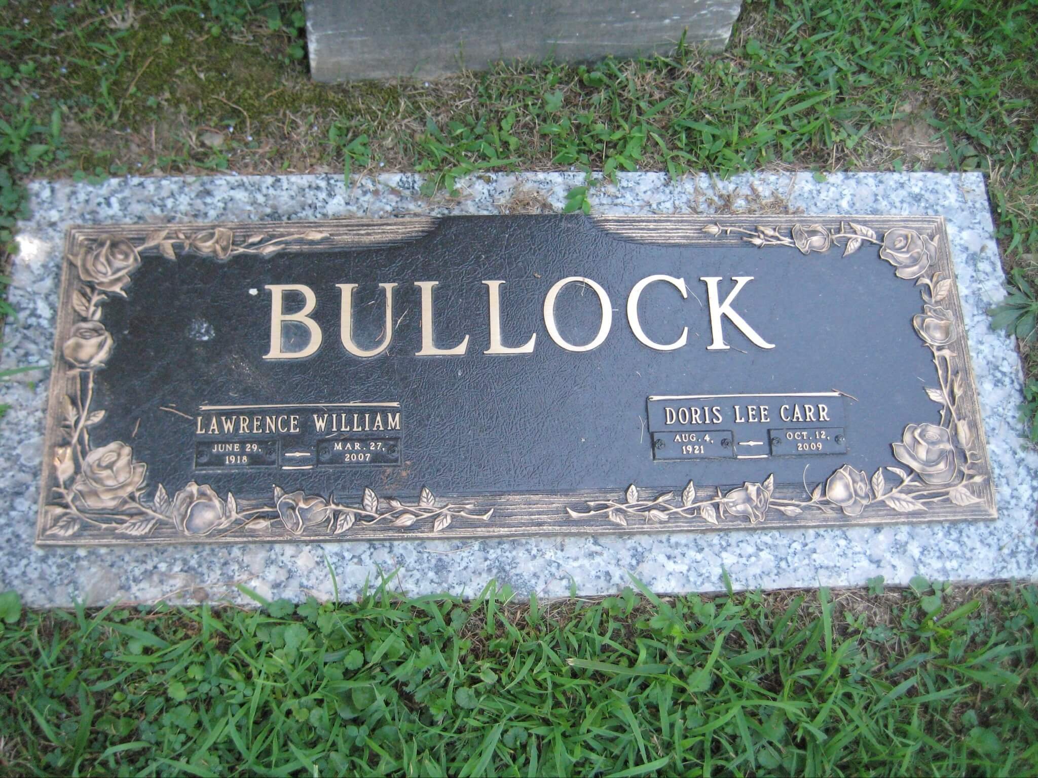 Bronze Double Grave Marker