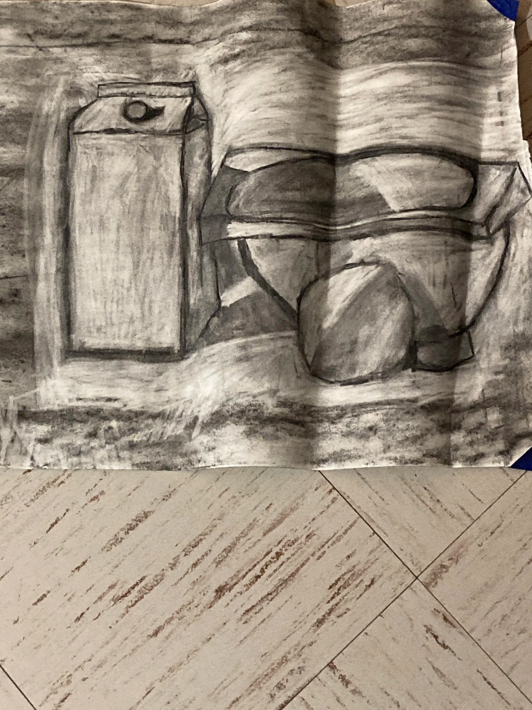 Still Life Study Charcoal 2025