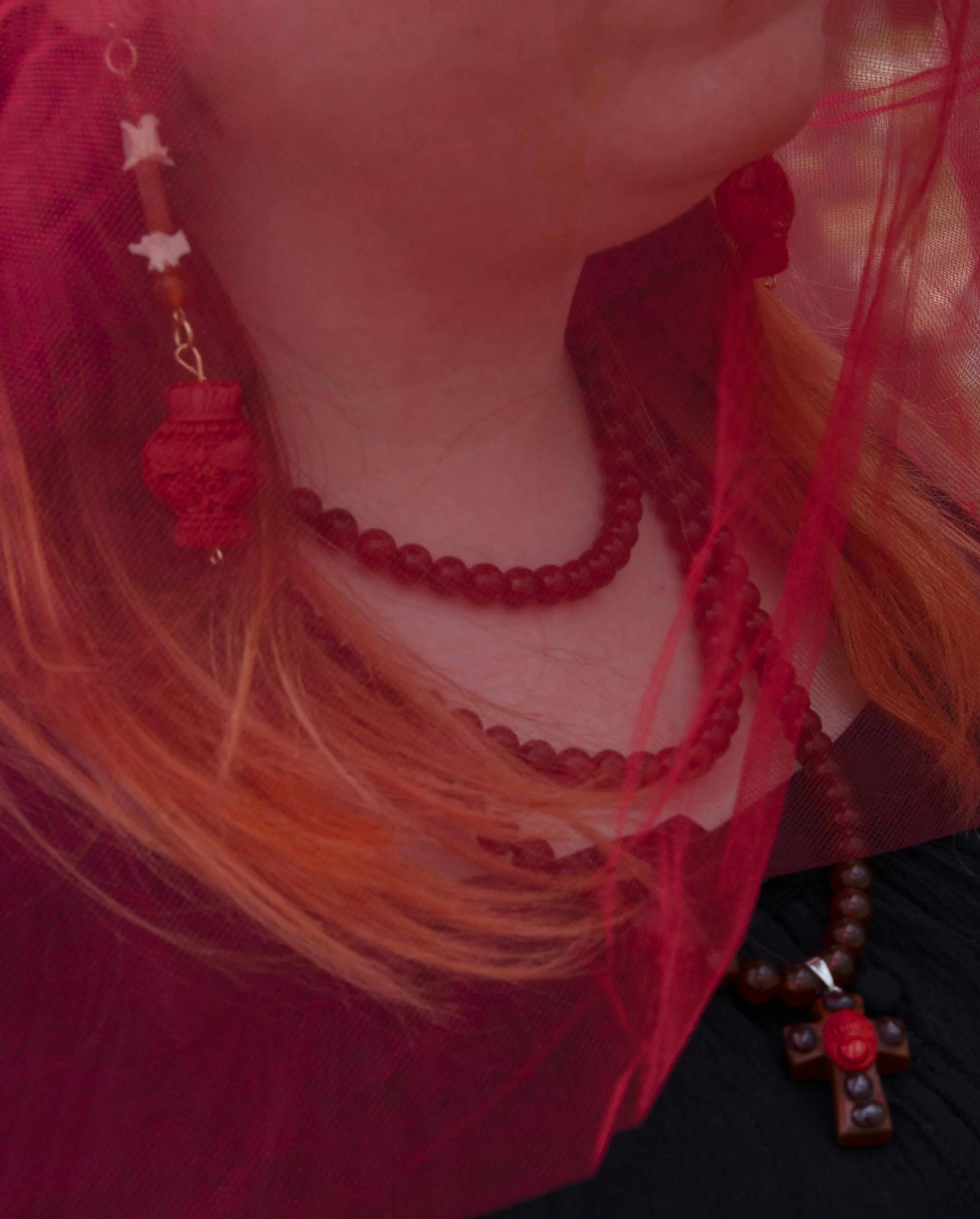 Red Cross Necklace