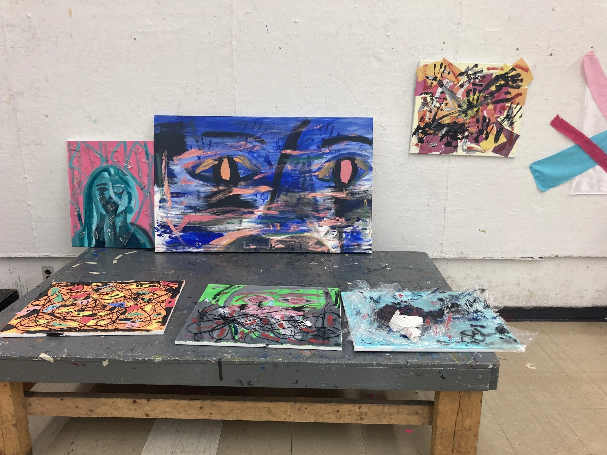 Mixed Media Final paintings 2024