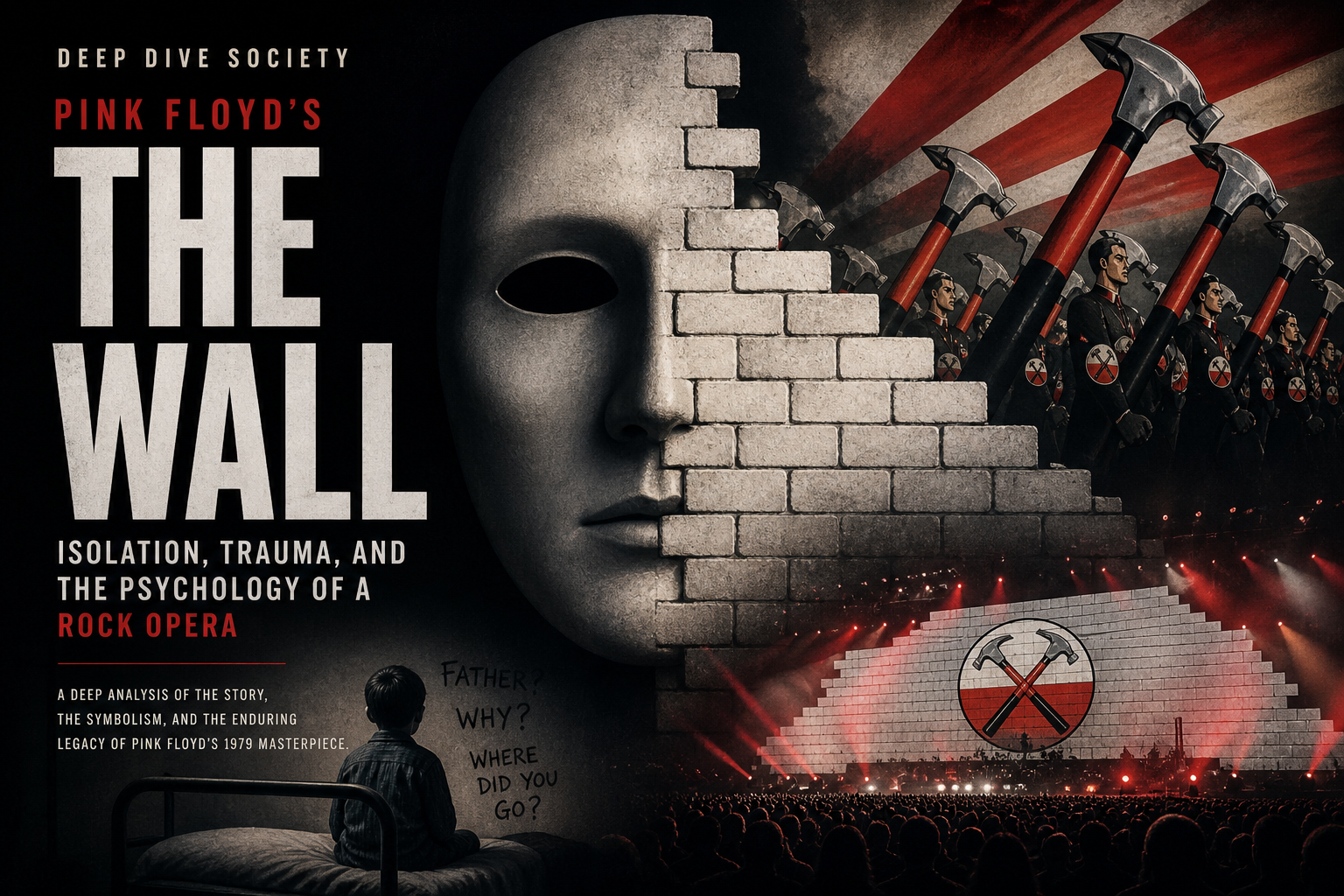 Pink Floyd The Wall Explained: Isolation, Trauma, and the Psychology of a Rock Opera.