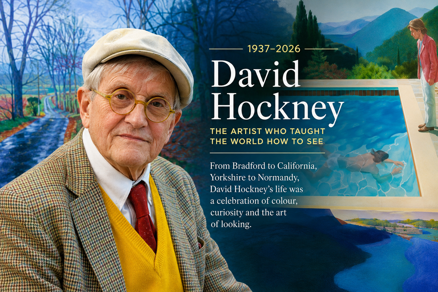 David Hockney (1937–2026): The Artist Who Taught the World How to See