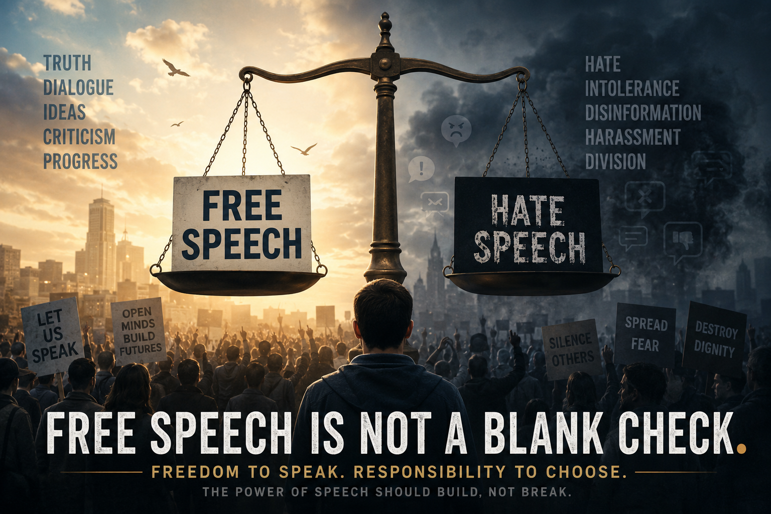 Free Speech, Morality, and Responsibility: Who Decides the Limits of Expression?