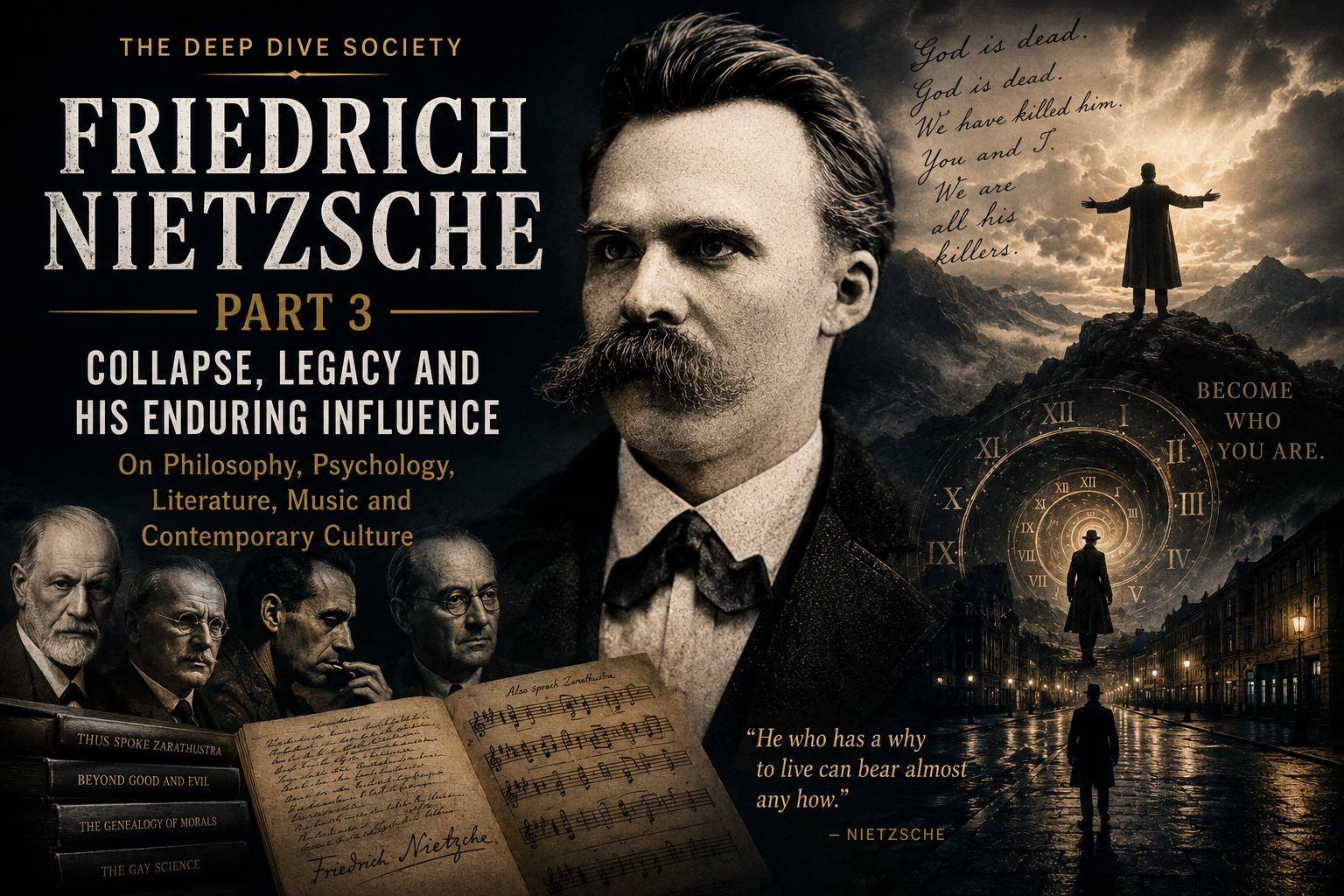 Friedrich Nietzsche, Collapse, Legacy, and the Philosopher Who Changed the Modern World