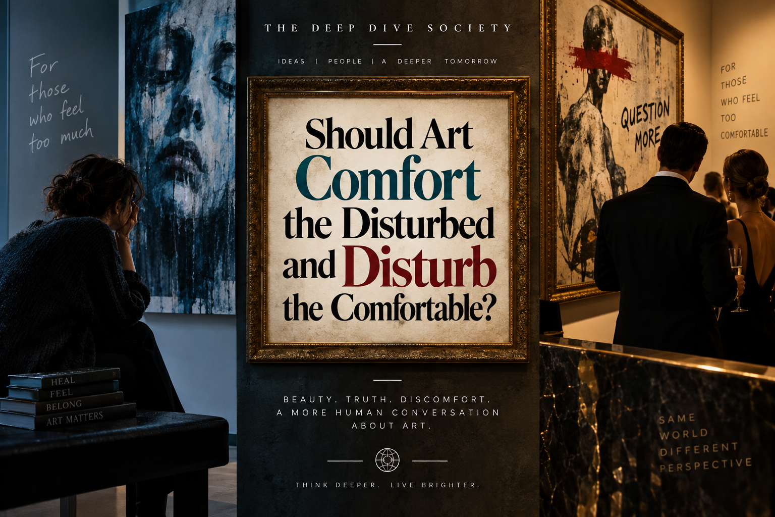 Should Art Comfort the Disturbed and Disturb the Comfortable?
