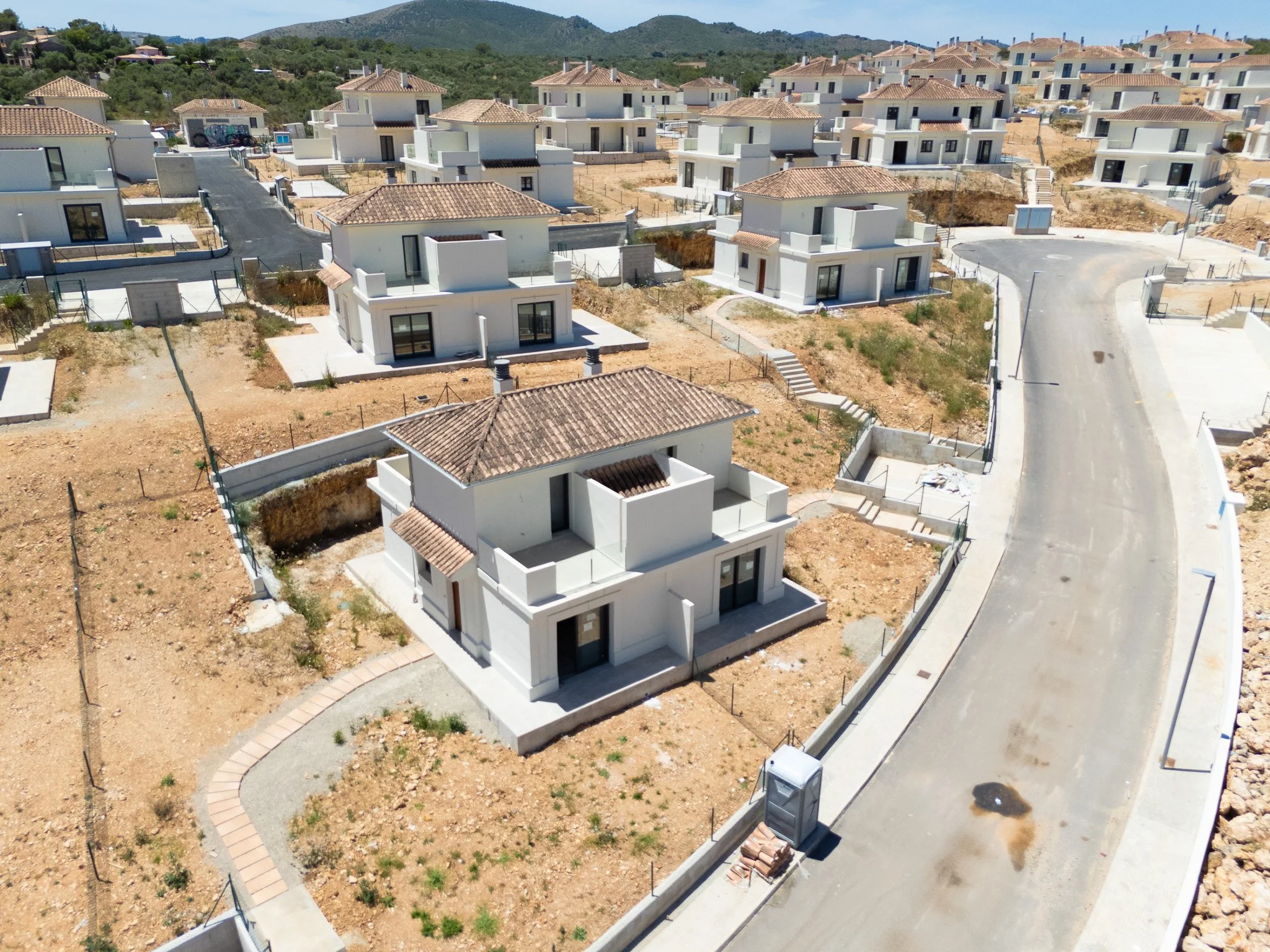 Fotografía drone proyecto residencial Mallorca