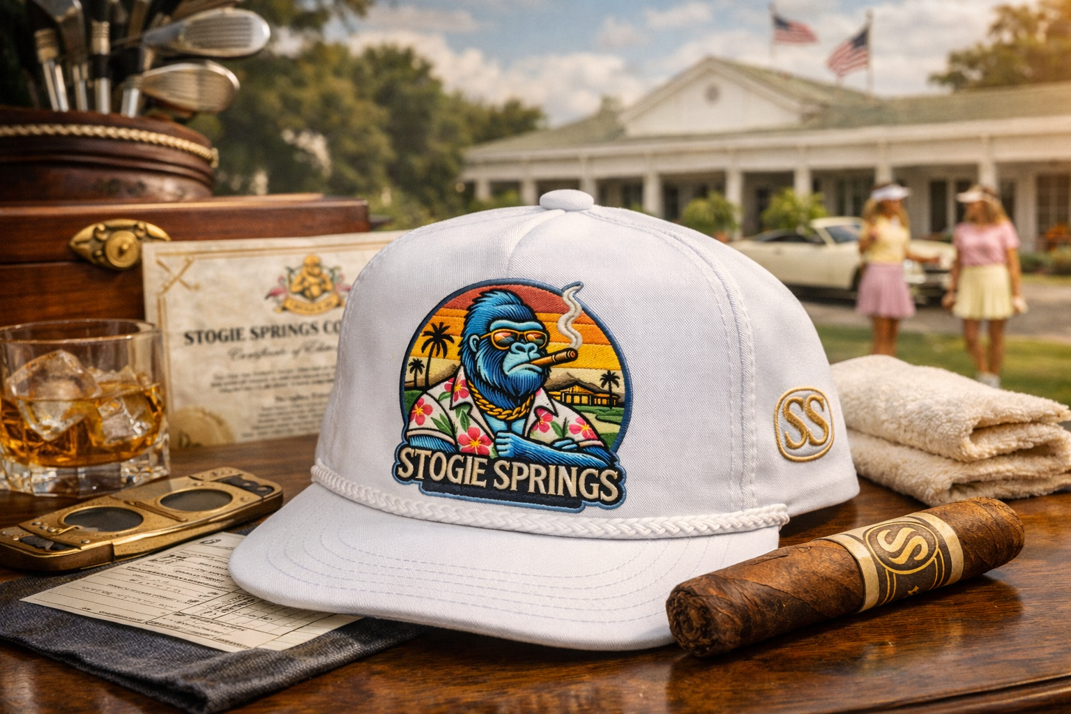 Stogie Springs Rope Snapback-the official headwear of people who definitely “almost went pro.”