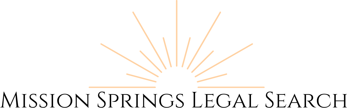 Mission Springs Legal Search