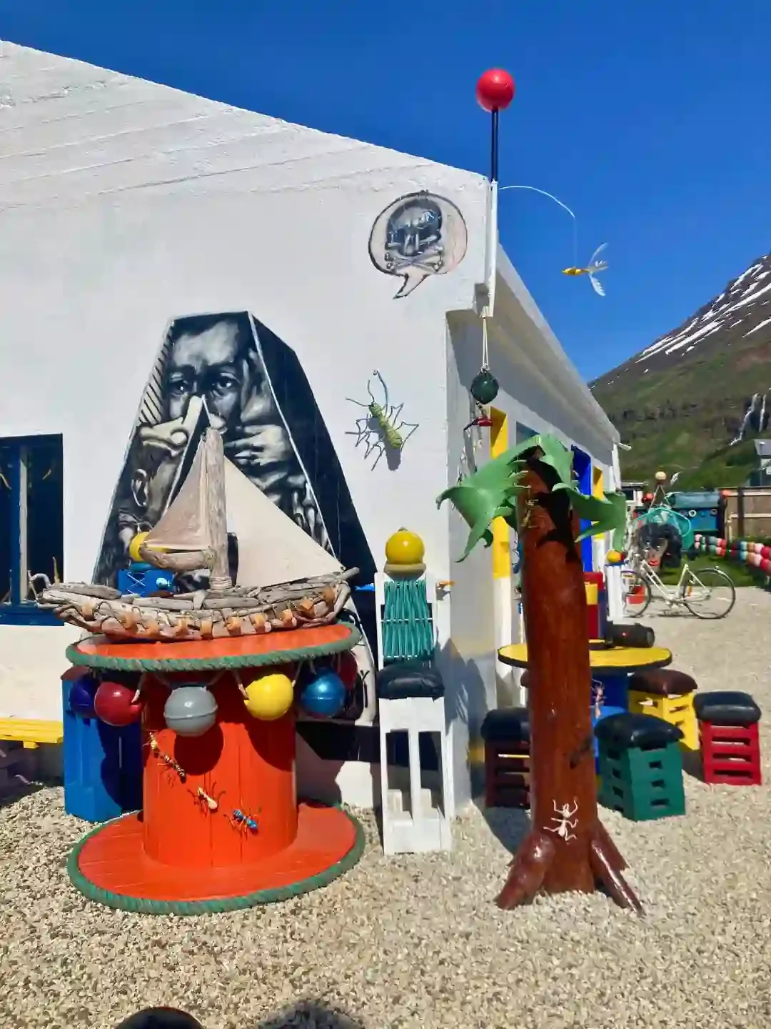 Copyright Knot Waste: Seyðisfjörður, Iceland - Run by artist Laddi, Joystick is an art gallery located in Seyðisfjörður in East Iceland. 