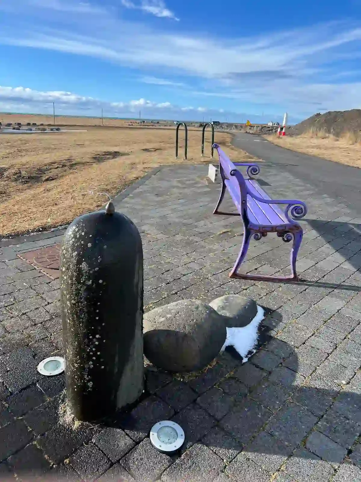 Copyright Knot Waste: Reykjavik, Iceland - A water fountain that resembles a whale.