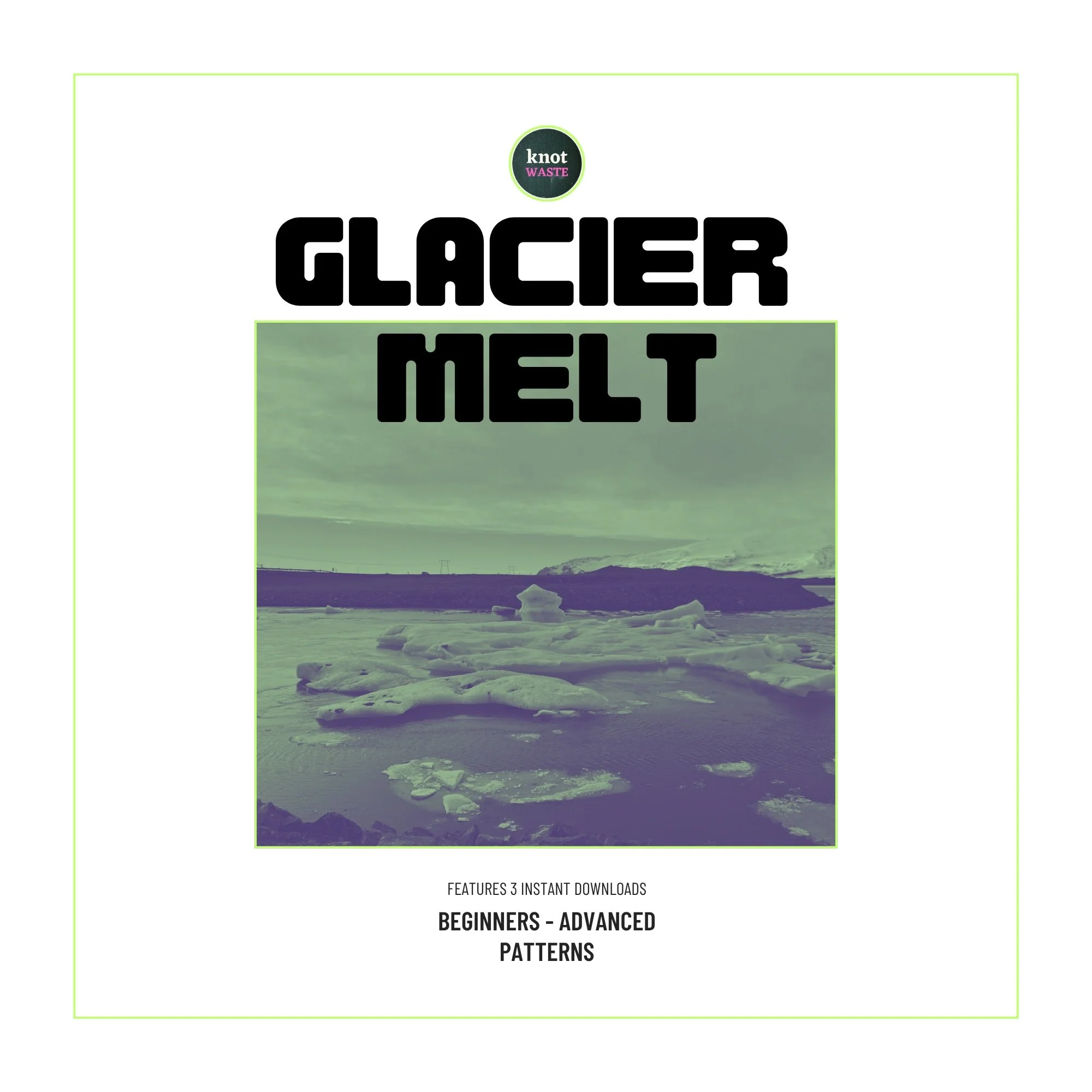 The Glacier Melt Embroidery Pattern Bundle 

🧊 Inspired by our travels to Southern Iceland, this digital download bundle combines creativity with conservation. 

🪡 As you stitch glaciers, icebergs and seals inspired by Iceland&rsquo;s breathtaking 