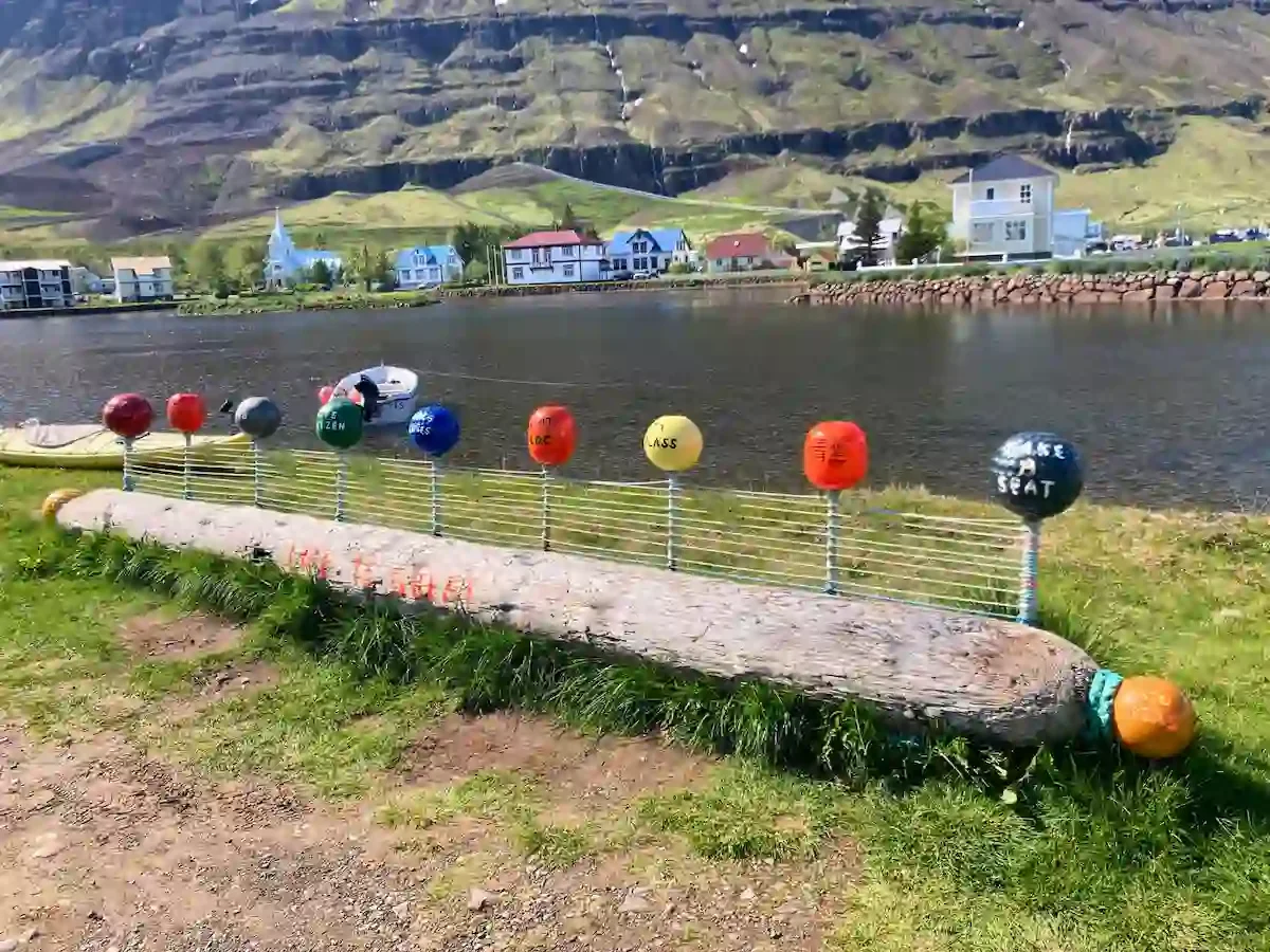 Copyright Knot Waste: Seyðisfjörður, Iceland - If the Artists are there, it's possble to get a personal, guided tour for a small fee.