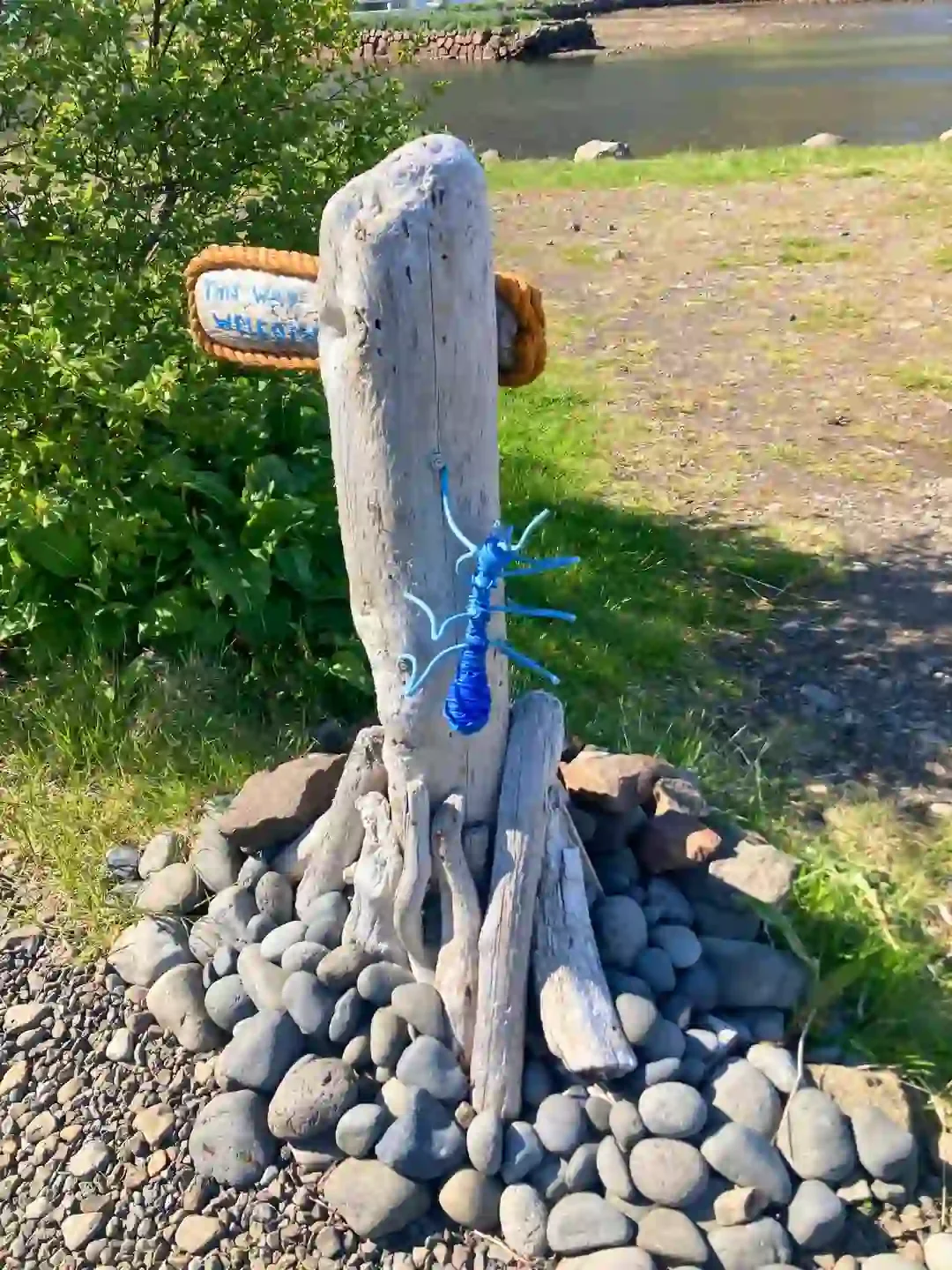 Copyright Knot Waste: Seyðisfjörður, Iceland - Art is often made by upcycling local waste materials.