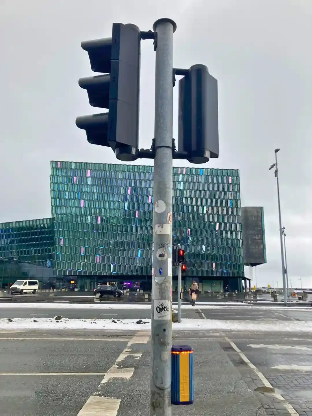 Copyright Knot Waste: Reykjavik, Iceland: Across the road from the Harper Hall, which is inspired by the interlocking hexagonal basalt formations found along Iceland’s stormy coasts.