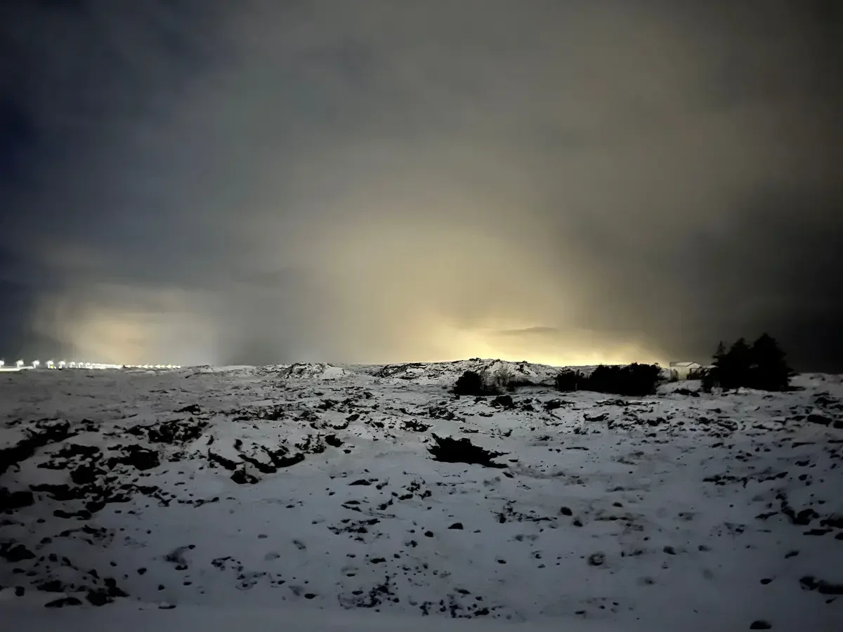Copyright Knot Waste: Iceland, Light Pollution - Capturing the Northern Lights also depends on cloud cover. 