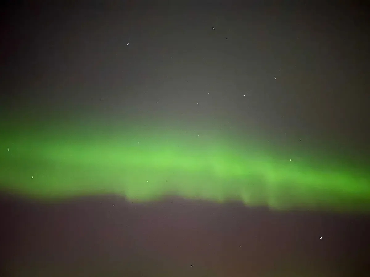 Copyright Knot Waste: Iceland, Northern Lights - The most common colour, followed by pink or purple, with red being pretty rare. 