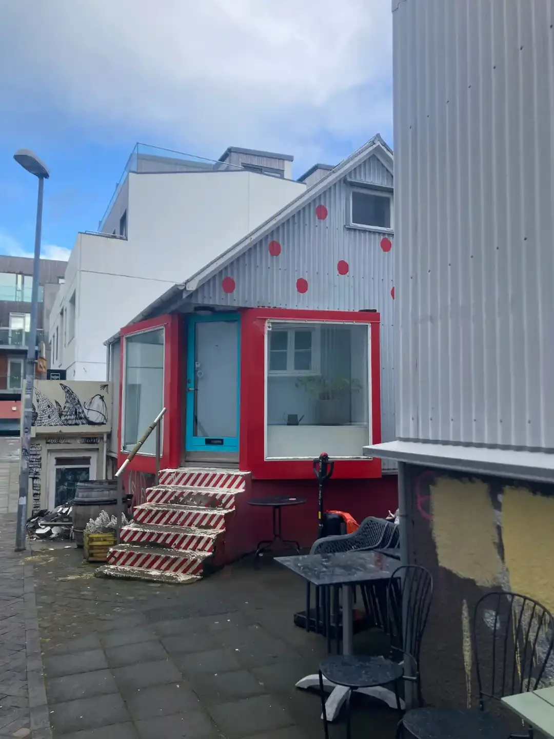 Reykjavik, Iceland: Colourful houses and public art help to improve well-being during Iceland's long, dark winters. 