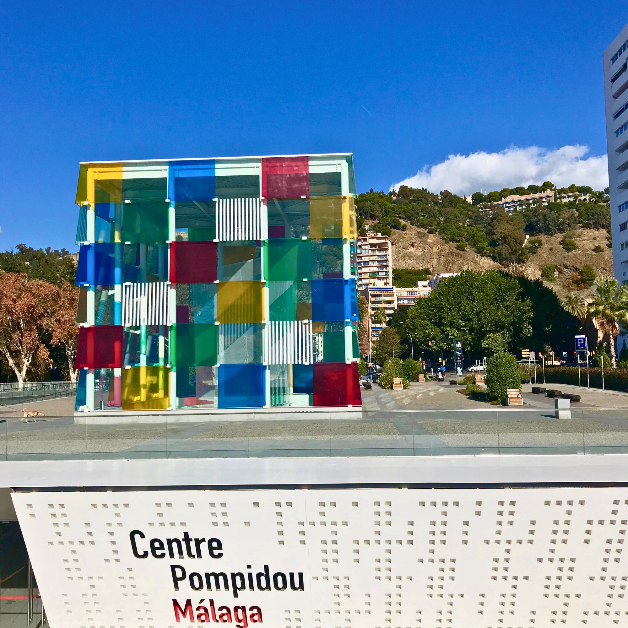 Art as Nature Connection - malaga - spain - museum - cube - by trees.png