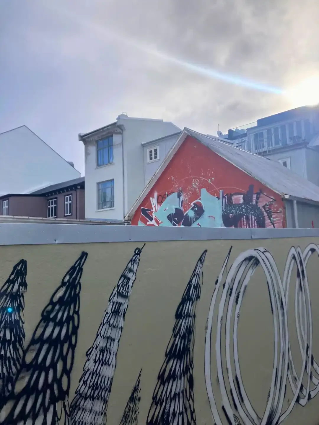 Copyright Knot Waste: Reykjavik, Iceland: Nature inspired murals decorate the city's cafes and shops. 
