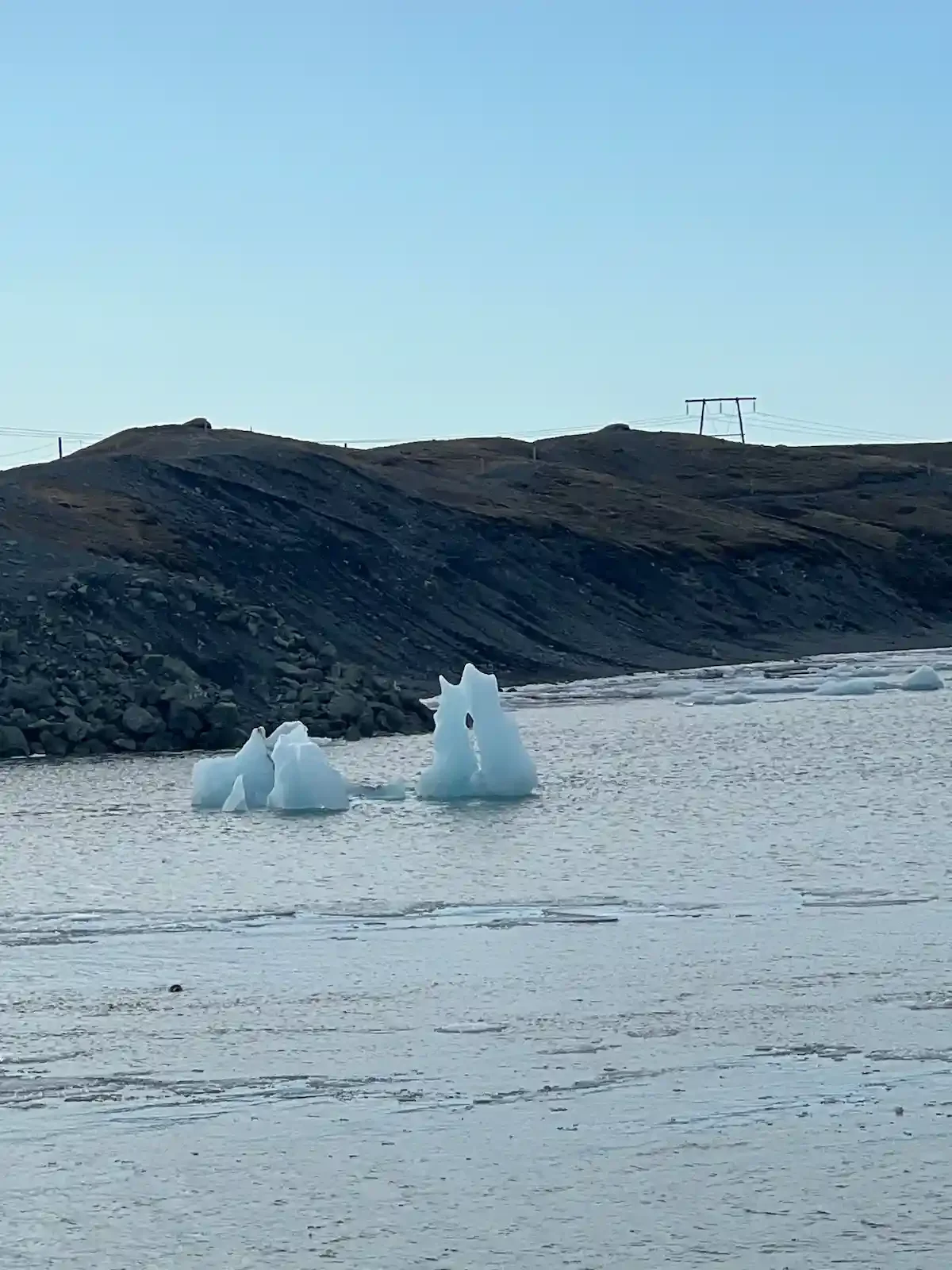 Copyright Knot Waste: Iceland, Jökulsárlón Glacier Lagoon - Icebergs melting in the ocean.