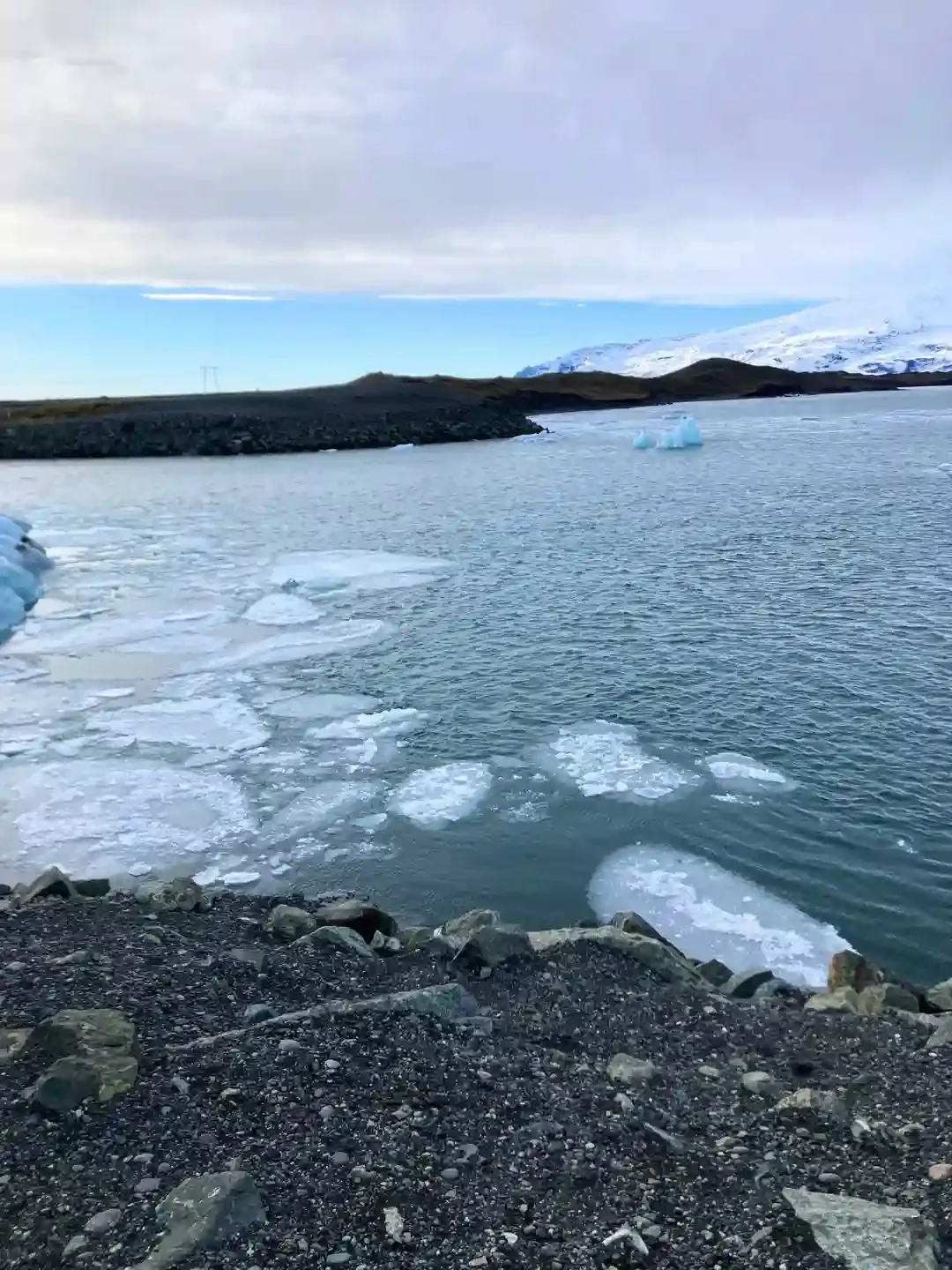 Copyright Knot Waste:  Iceland, Jökulsárlón Glacier Lagoon - Floating ice that resemble stepping stones. 