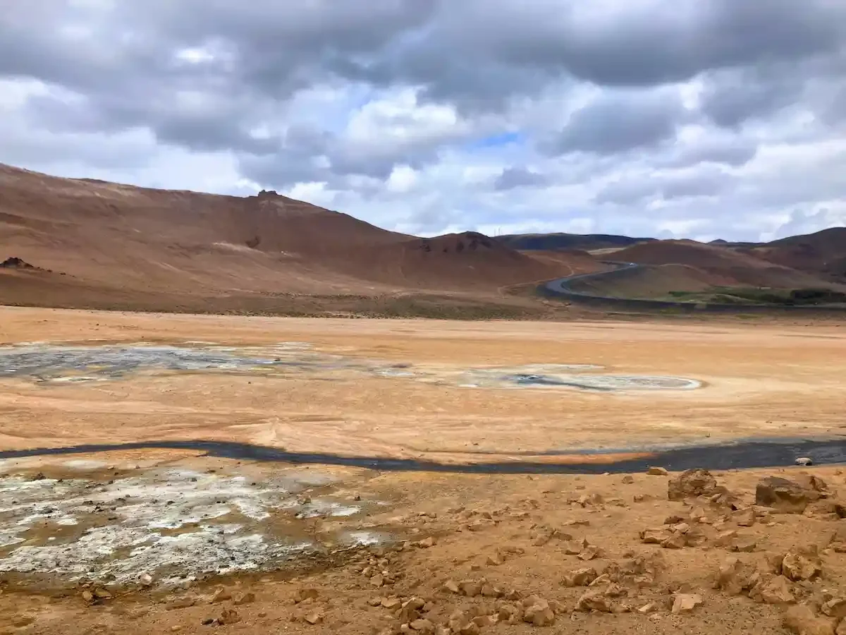 Copyright Knot Waste: Akureyi Trip, Iceland: Free from plants, moss and grass around the mud pots, the area resembles the landscape of Mars. 