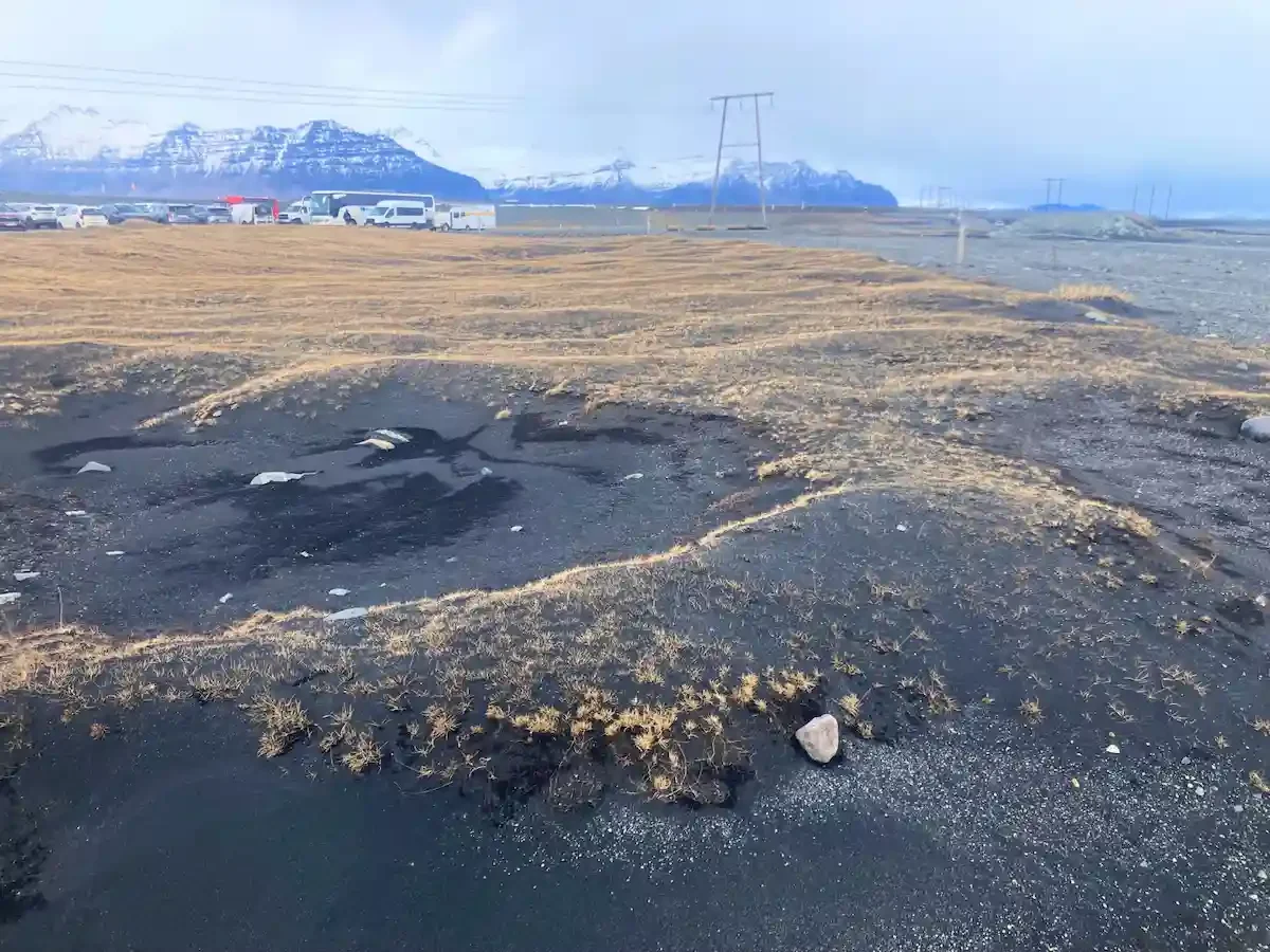 Copyright Knot Waste:  Iceland, Jökulsárlón Glacier Lagoon - Ice cave trips near Diamond Beach and Jökulsárlón Glacier Lagoon in southeast Iceland typically depart right from the lagoon parking lot. 