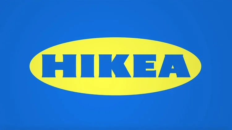 H IKEA logo on a blue background.