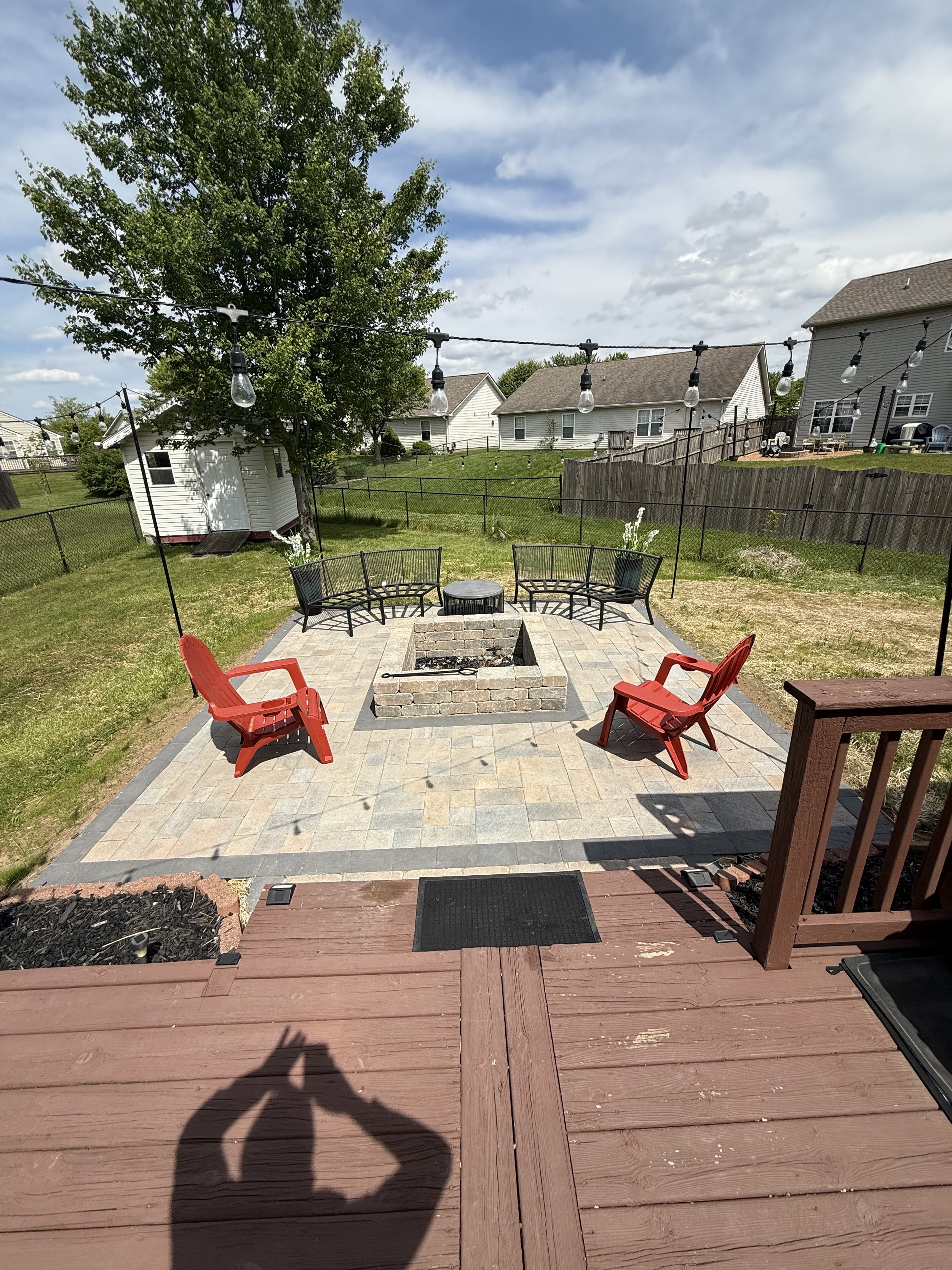 Custom Backyard Firepit