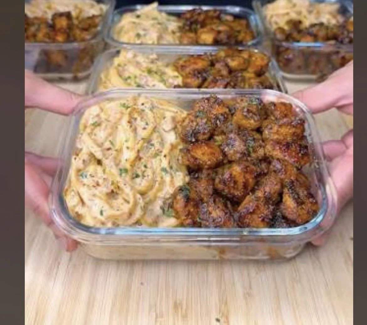 Honey Garlic Chicken with Buttered Noodles