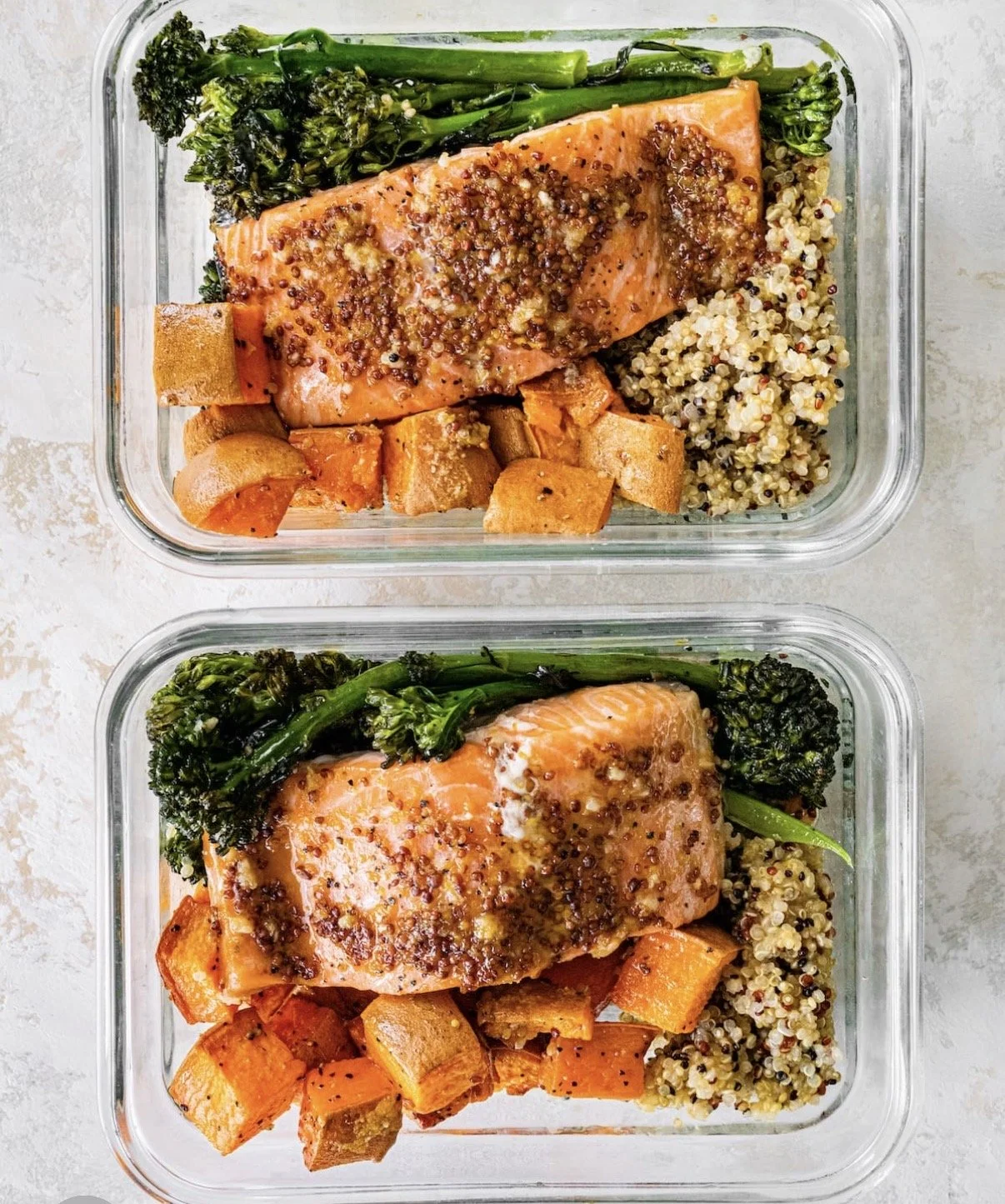 Lemon Pepper Salmon with Brown Rice