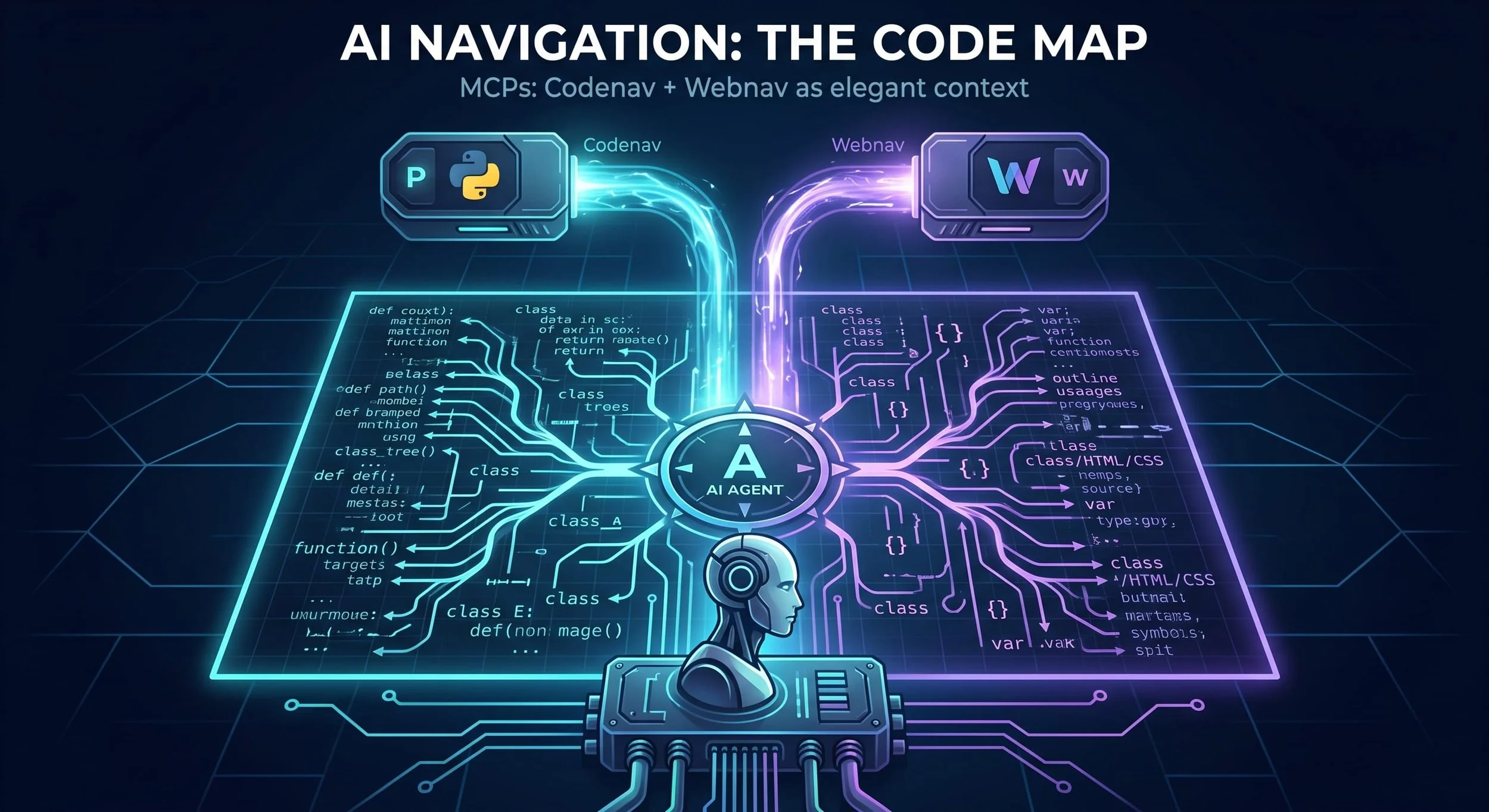 Giving AI coding agents a code map
