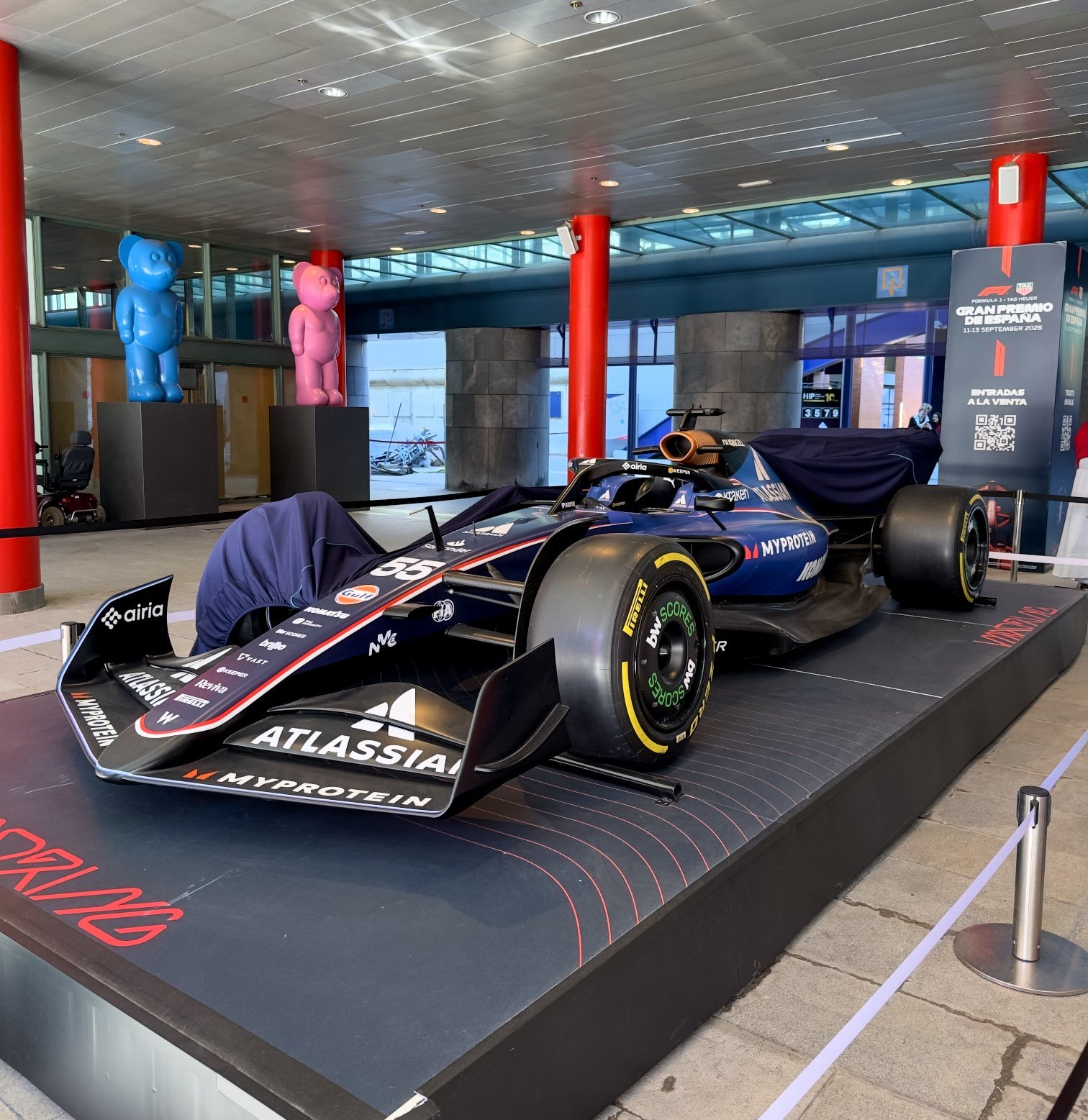 F1  display car