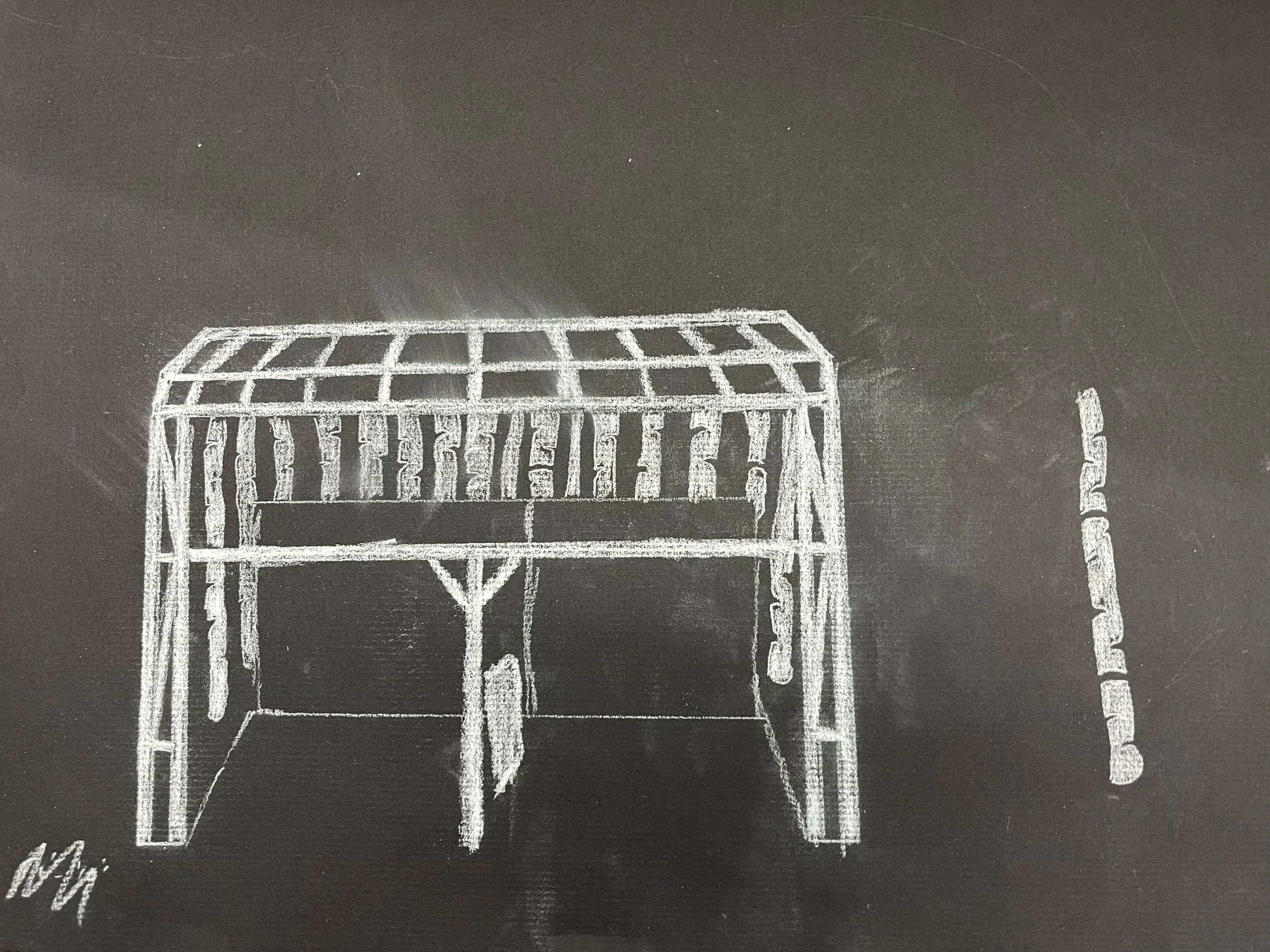 The Pillowman by Martain McDonagh
Initial concept sketch