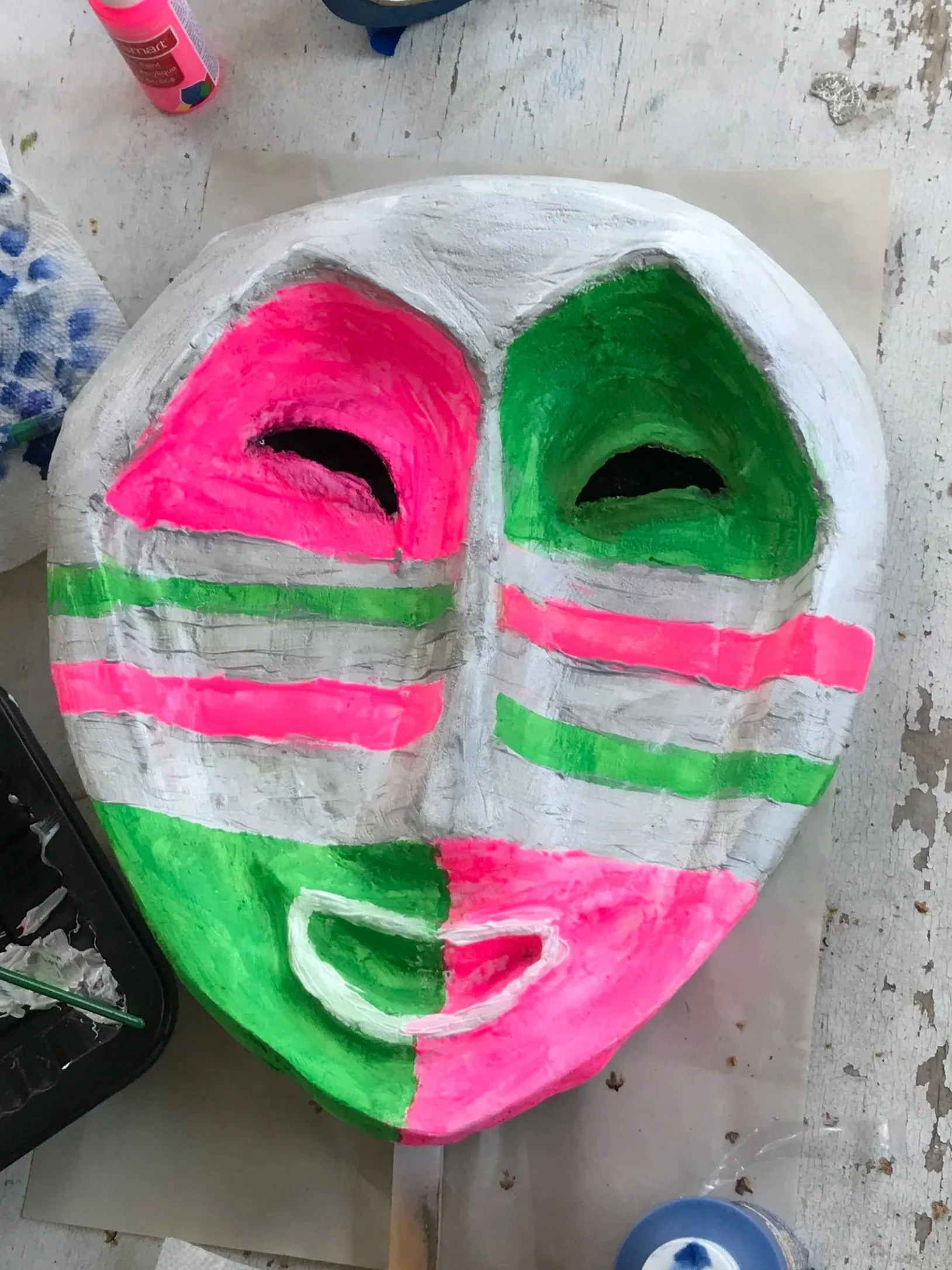 Mrs. Whatsit Mask - A Wrinkle in Time at Torrance High School 2019