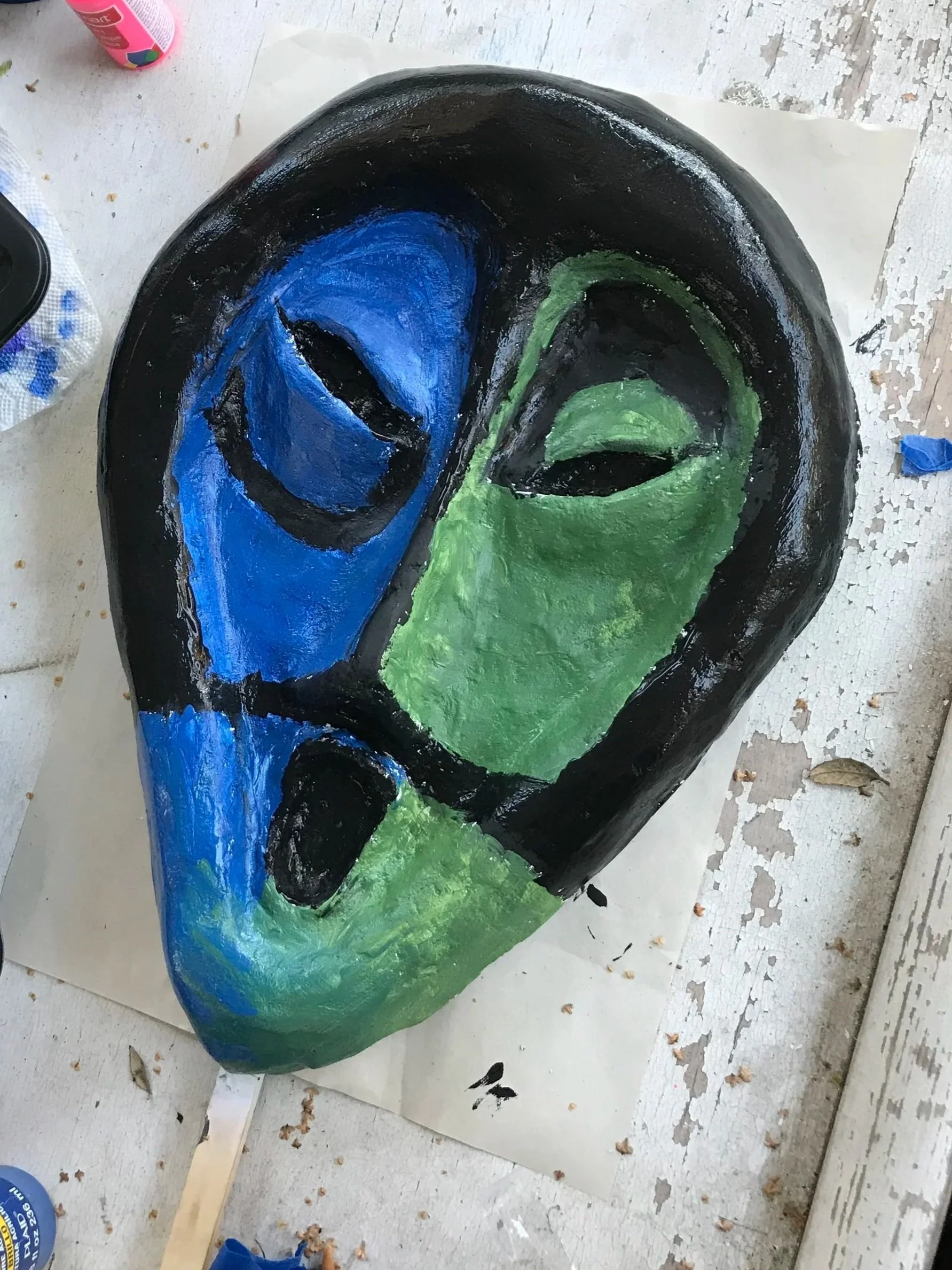 Mrs. Who Mask - A Wrinkle in Time at Torrance High School 2019