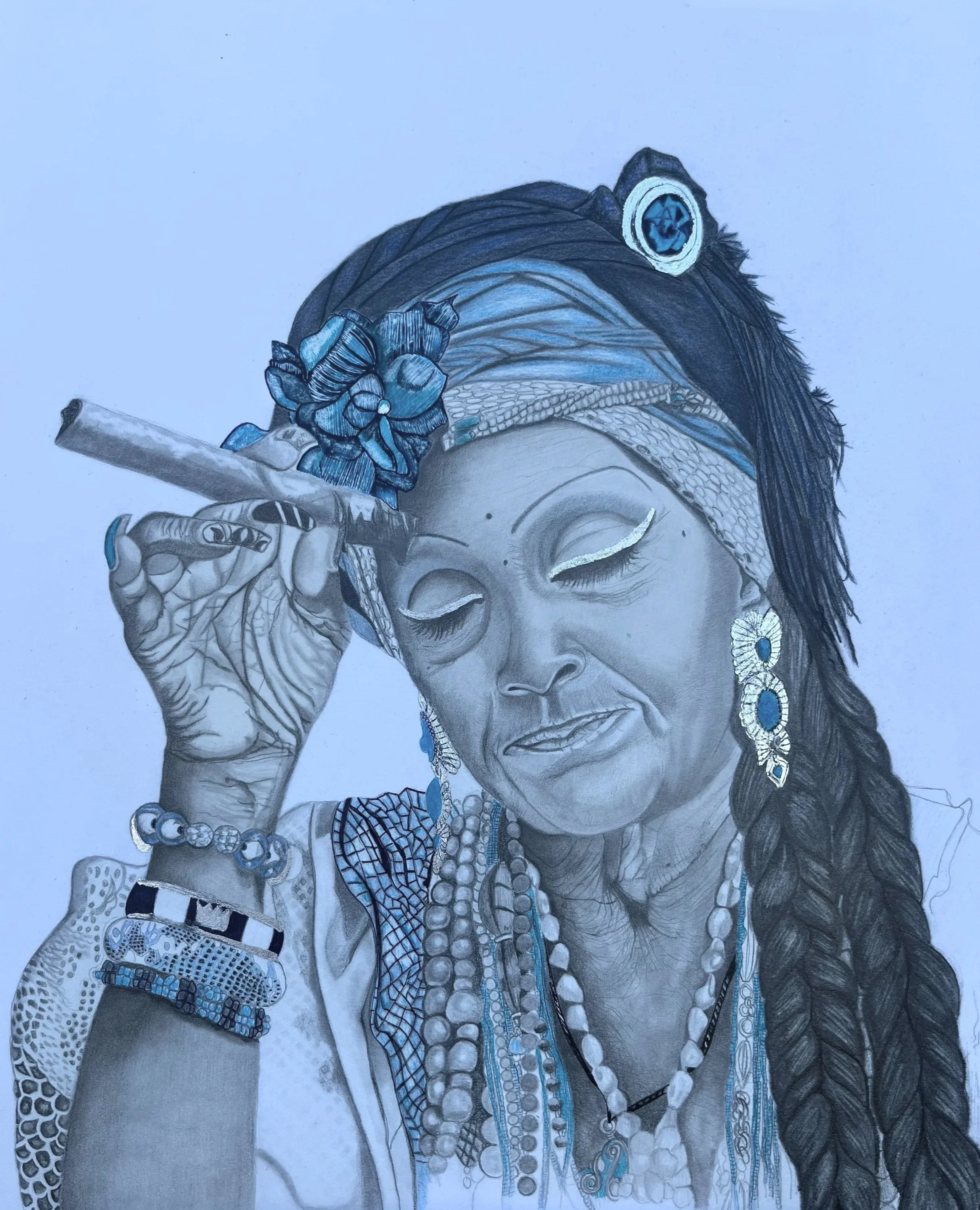 Fine Art Print  "Gitana de plata"