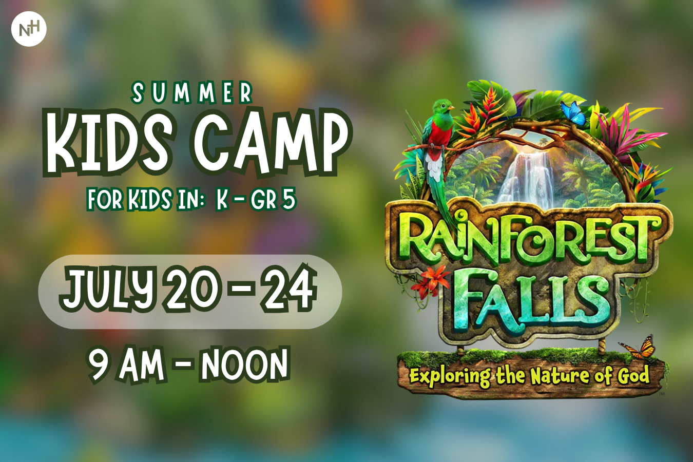 Summer Kids Camp - Rainforest Falls 